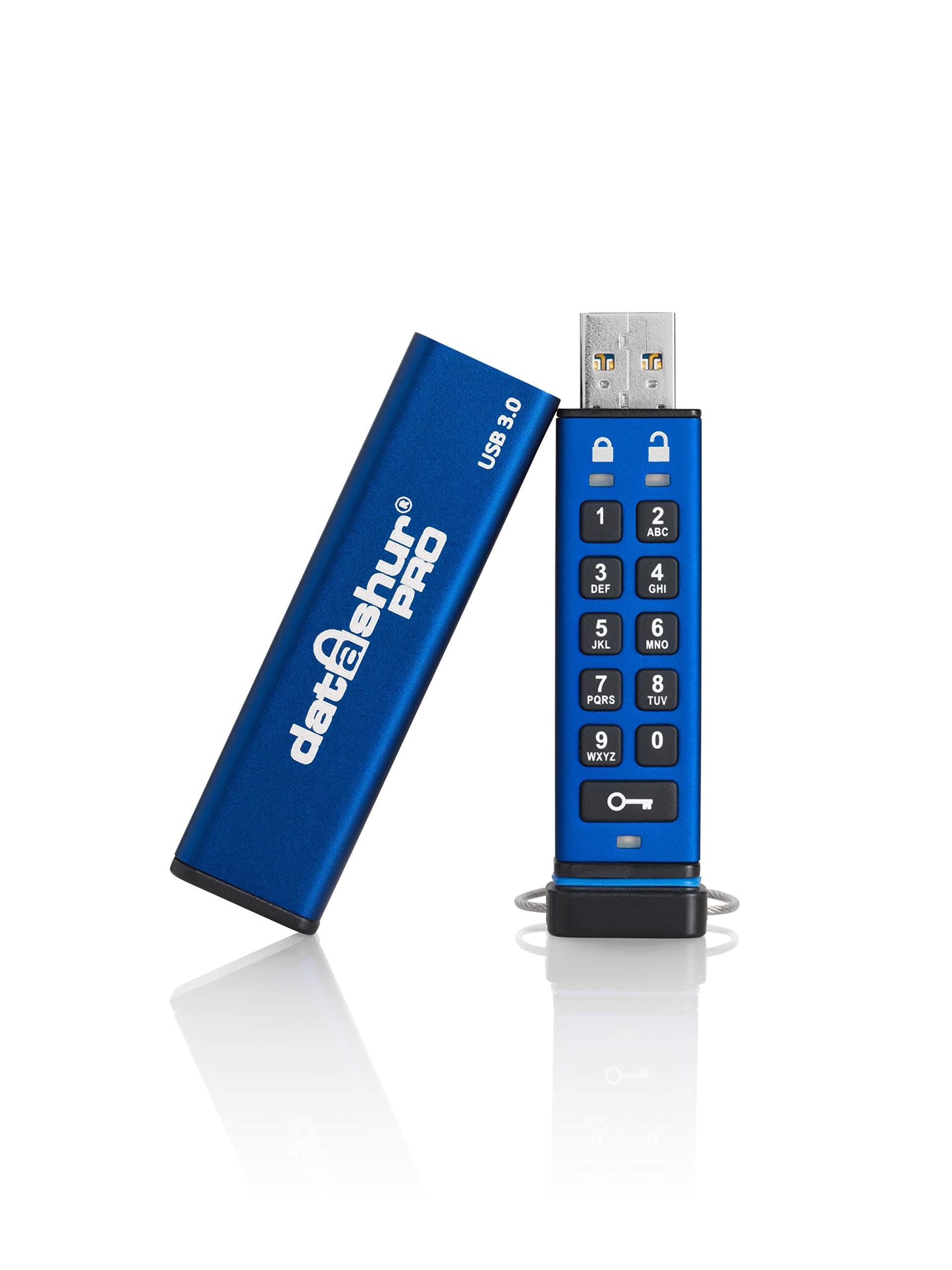 datAshur PRO 32 GB | Encrypted USB Memory Stick | FIPS 140-2 Level 3 Certified | Password protected | Dust/Water Resistant | IS-FL-DA3-256-32