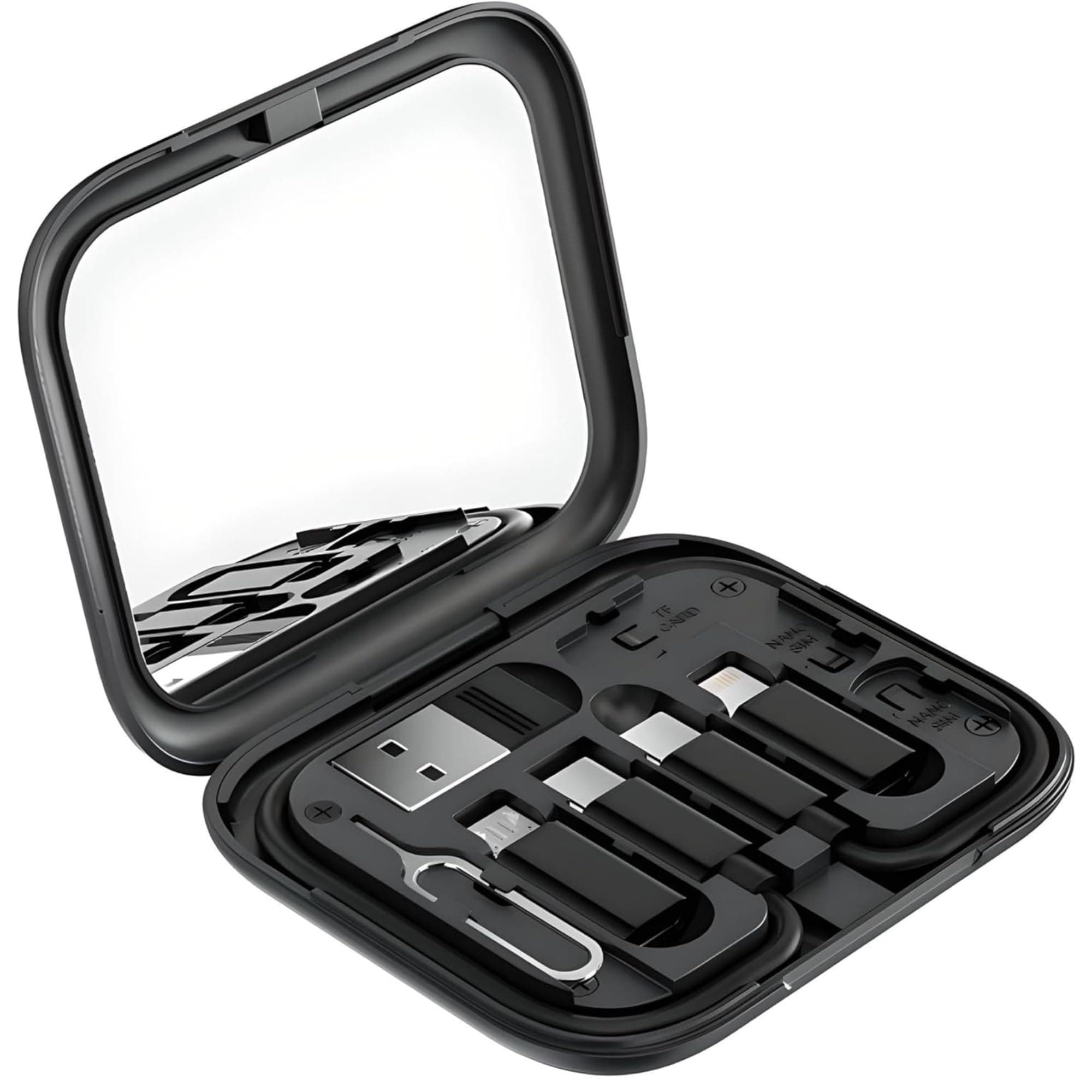 Betron USB Type C to Lightning, Micro-USB, and USB-A Adapter Set – Multi-Adapter Charging Kit for iPhone, Samsung and More