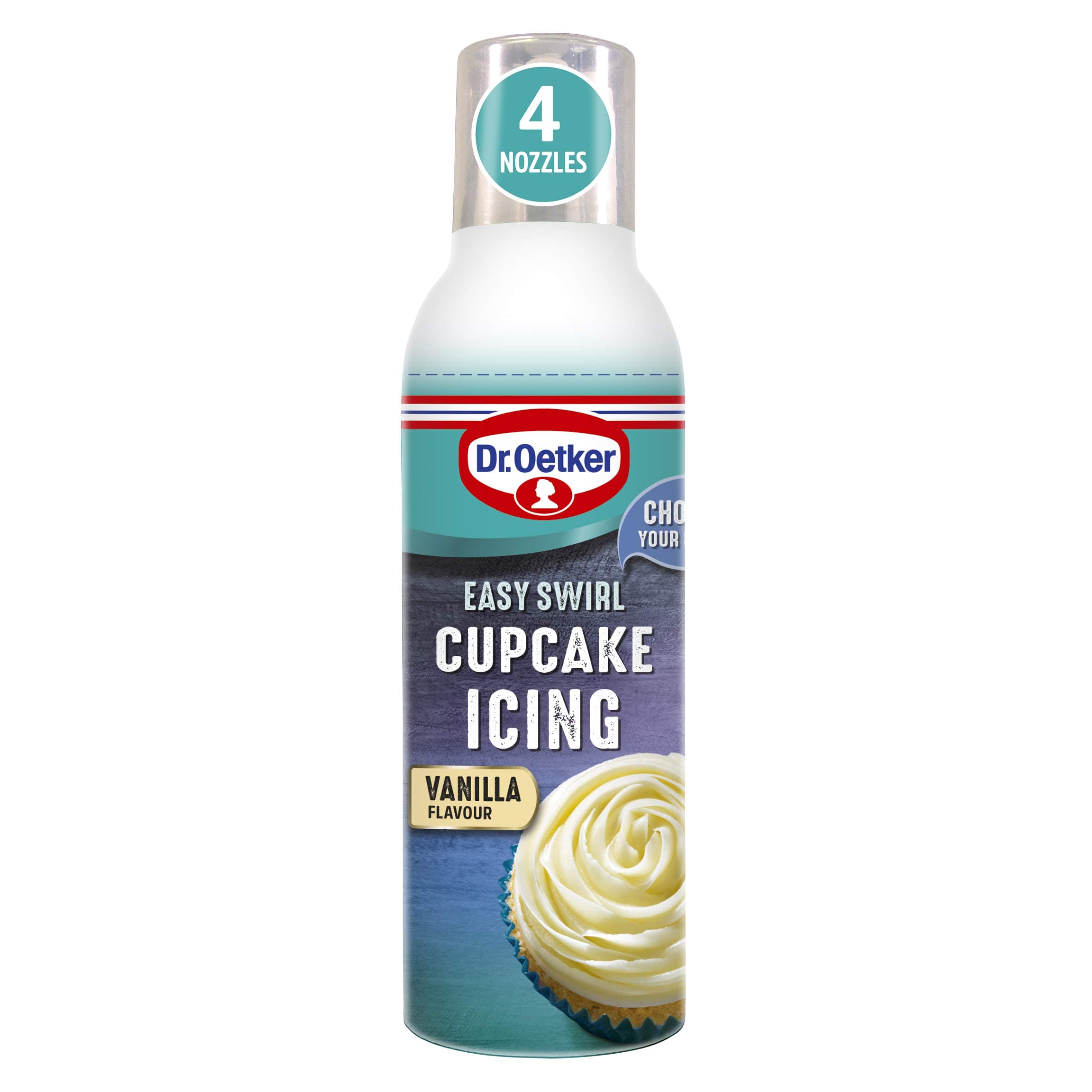 Dr. Oetker Vanilla Cupcake Icing, 180g