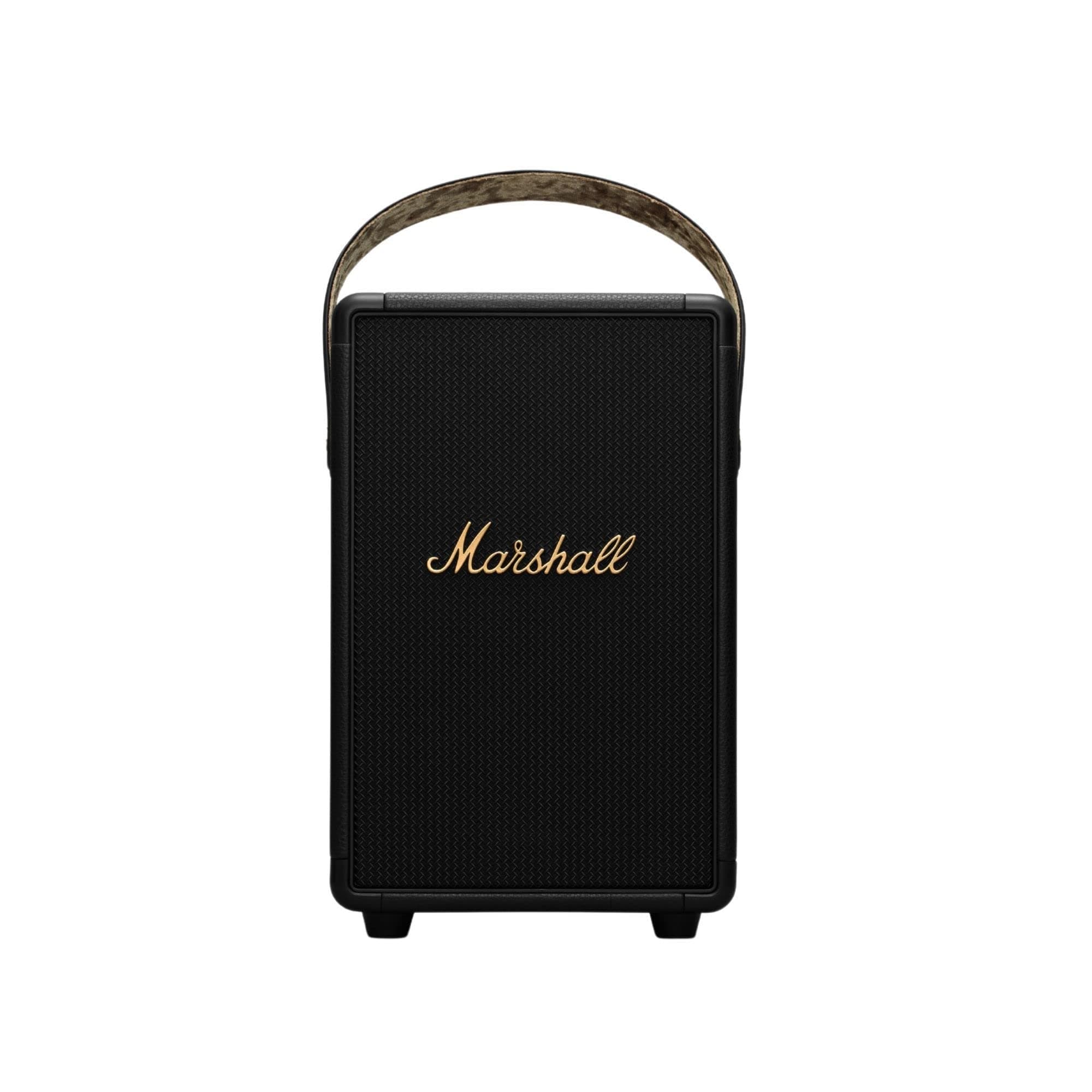 Marshall Tufton Bluetooth Speaker, Black & Brass, wireless
