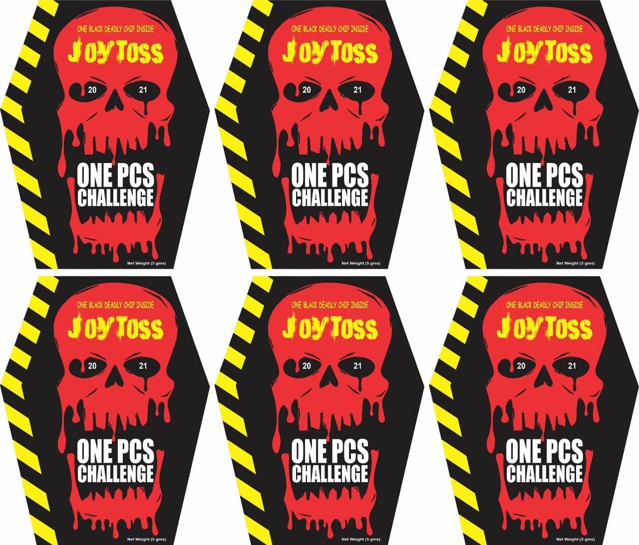 JOYTOSS One Pcs Chips Challenge (Pack of 6)