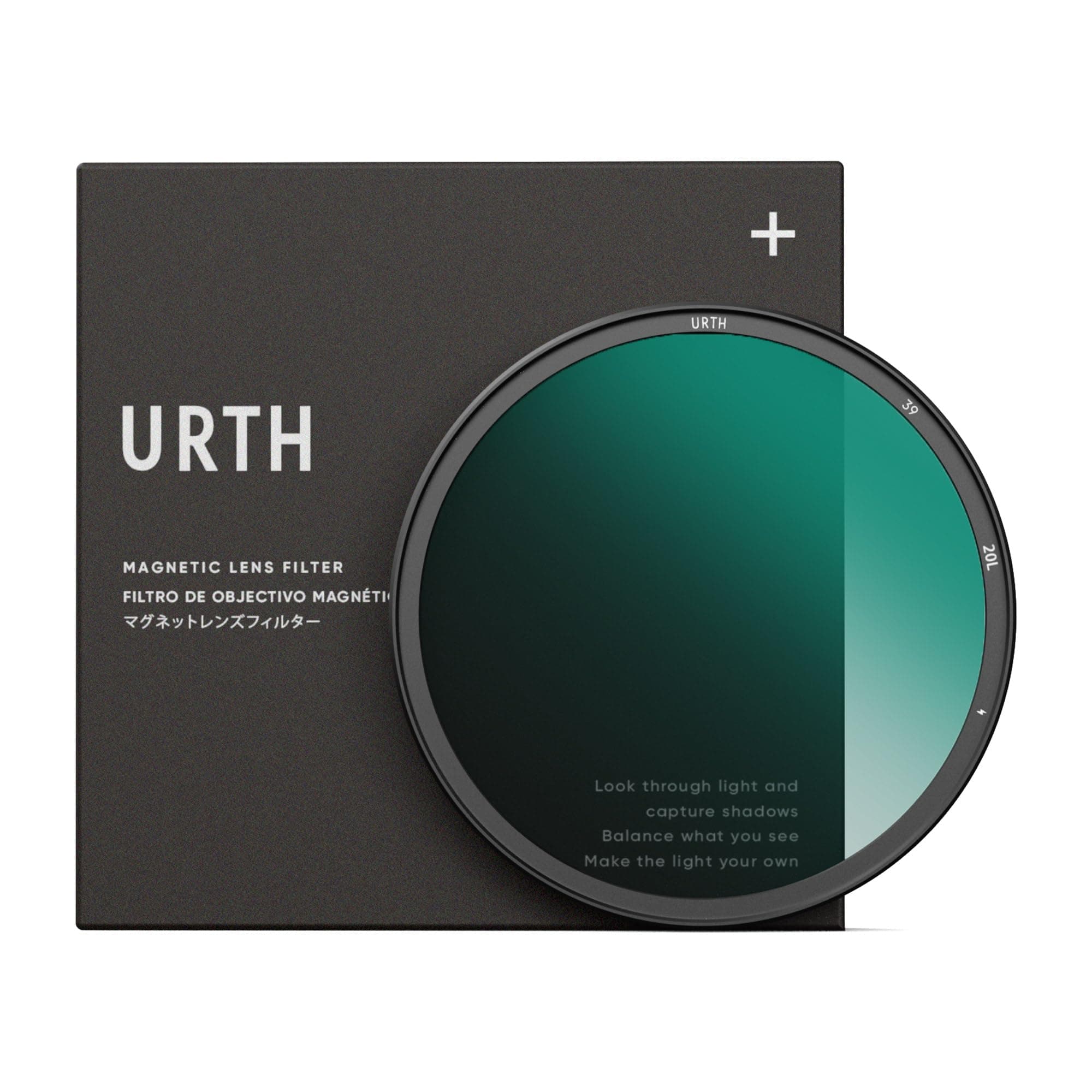 Urth 39mm Magnetic Circular Polarizing (CPL) Lens Filter (Plus+) — 20-Layer Nano-Coated, Slim Design for Camera Lens Polarization