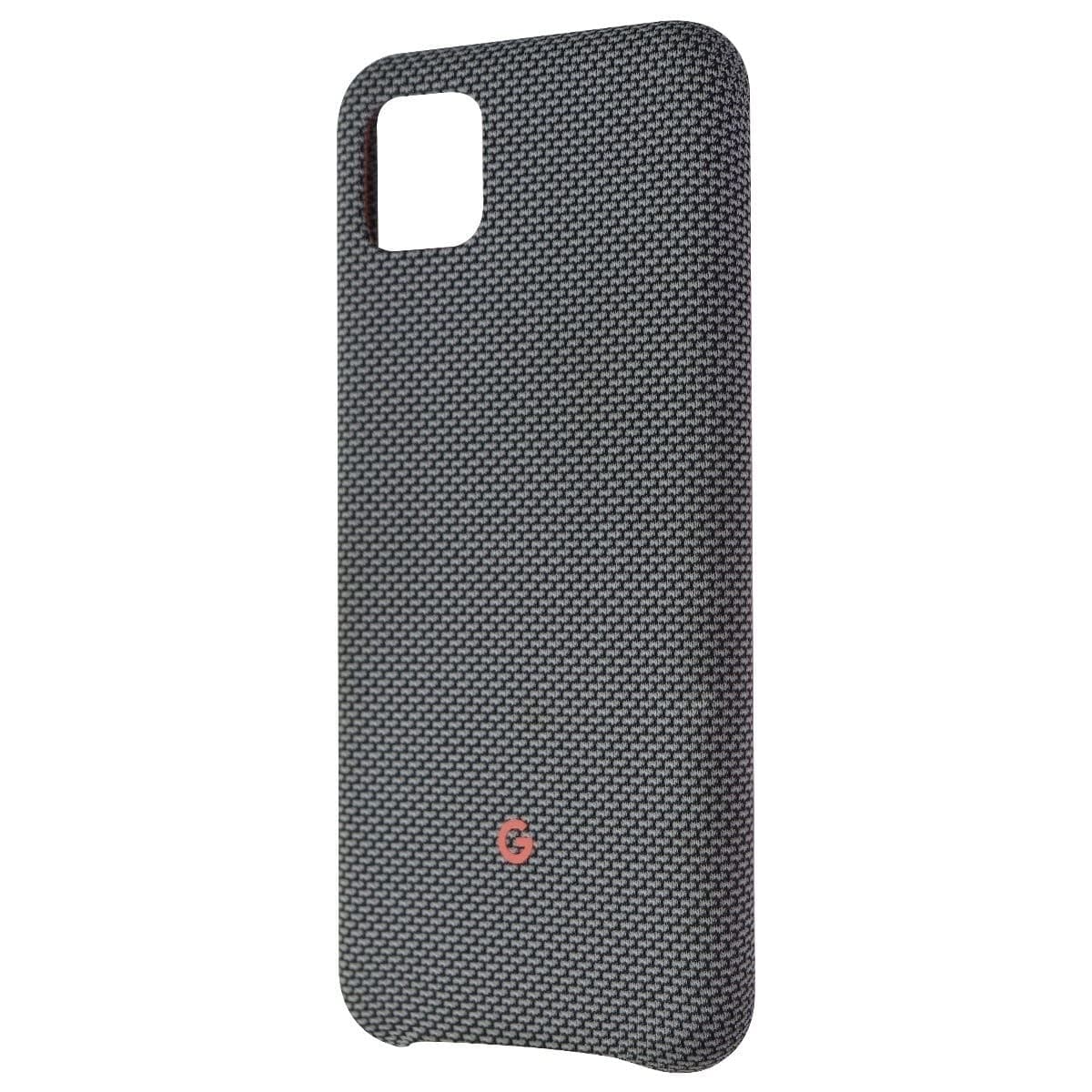 Pixel 4 XL Polycarbonate Case, Sorta Smokey Gray, Fabric Embellishment