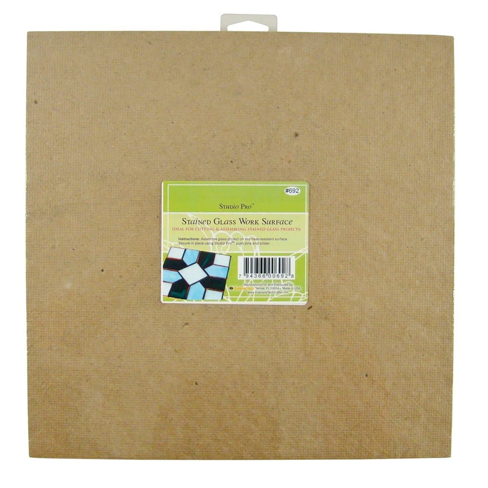 692 - Heat Resistant Stained Glass Work Surface - 12" X 12"