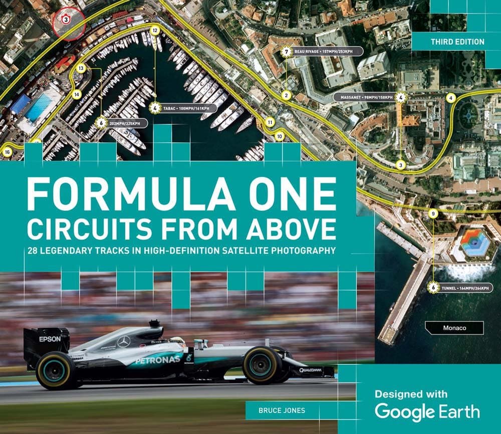 Formula One Circuits From Above: 28 Legendary Tracks in High-definition Satellite Photography