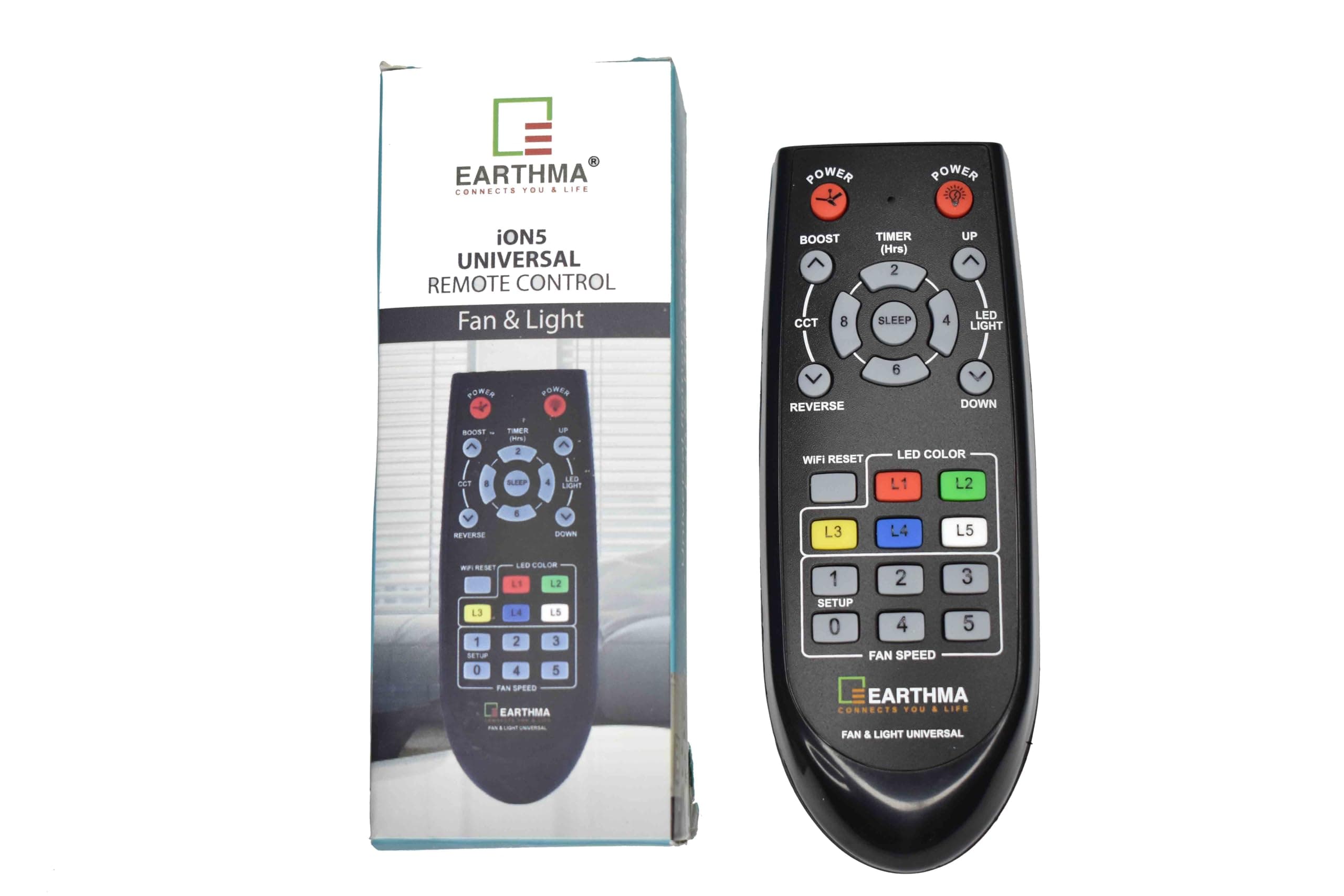 Earthma Fan Light Remote Control Compatible with Orient Spectra Fan- Pairing Required