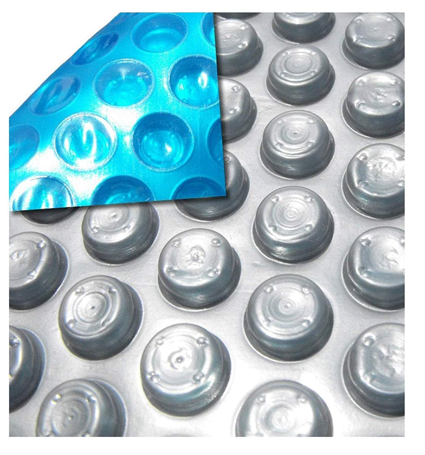 MidWest Canvas Space Age 14-Foot-by-28-Foot Rectangle Solar Cover | 12 Mil | Heating Blanket for In-Ground and Above-Ground Swimming Pools | Place Bubble-Side Facing Down in Pool