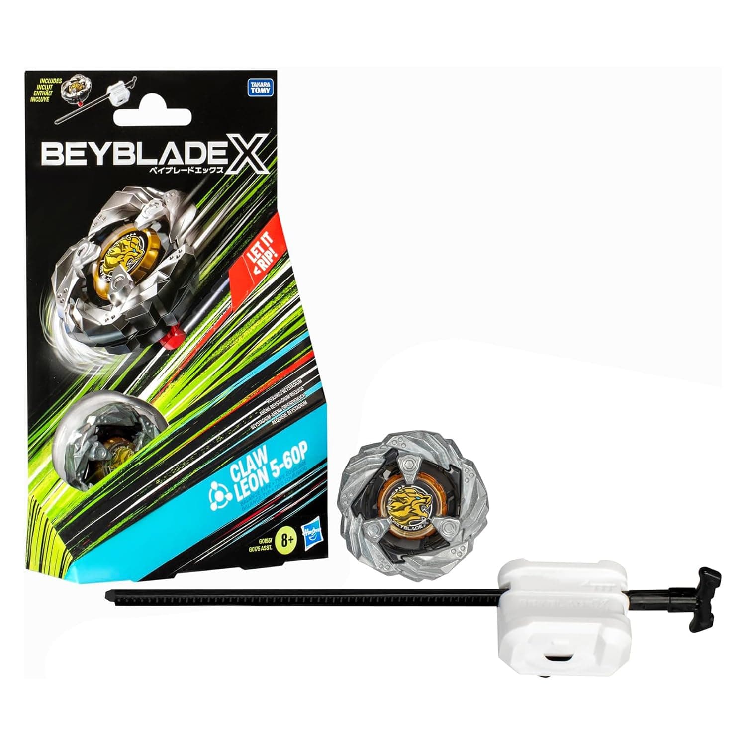 Hasbro Beyblade X Claw Leon 5-60P Starter Pack Spinning Top and Starter
