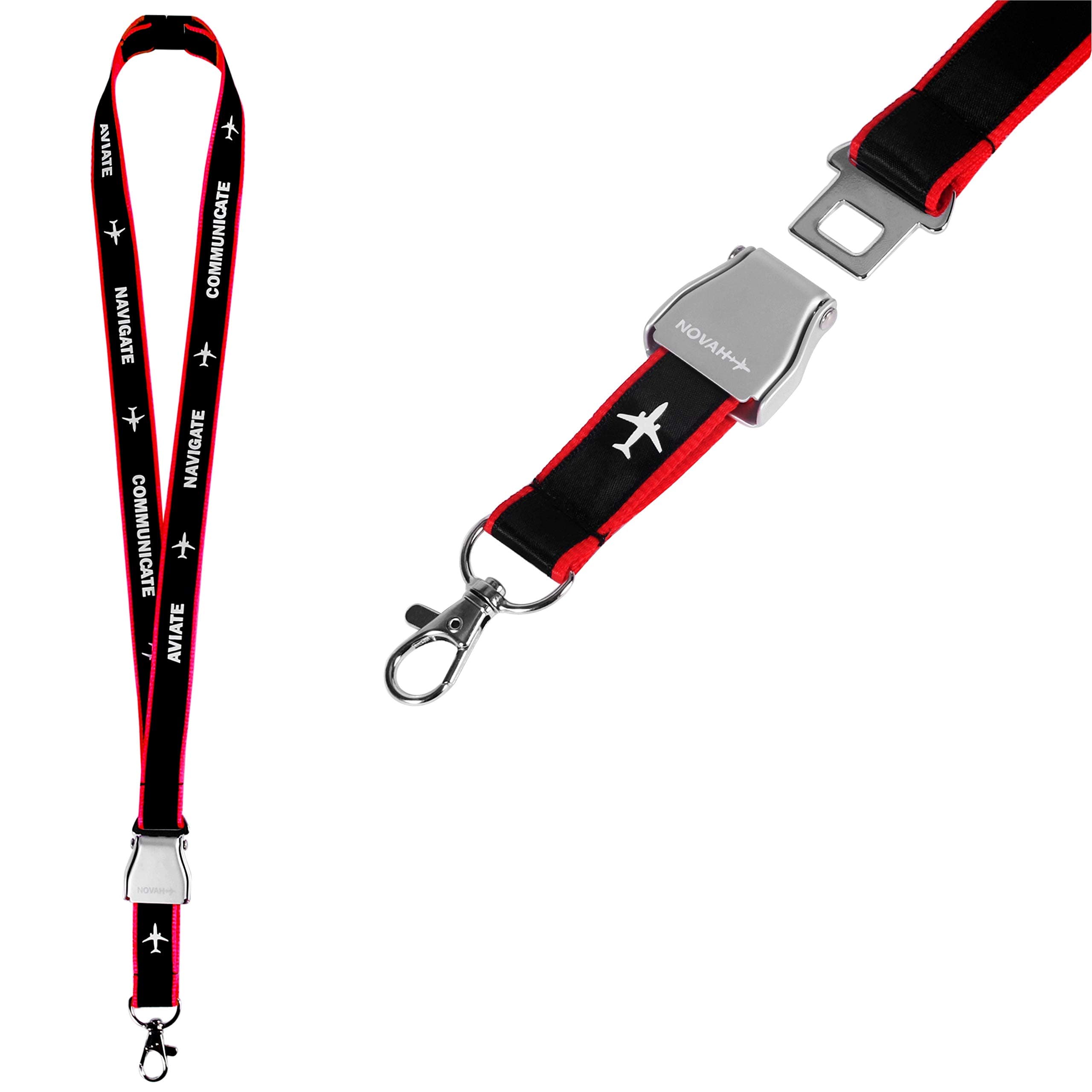 NOVAH Aviate-Navigate-Communicate Aviation Lanyard