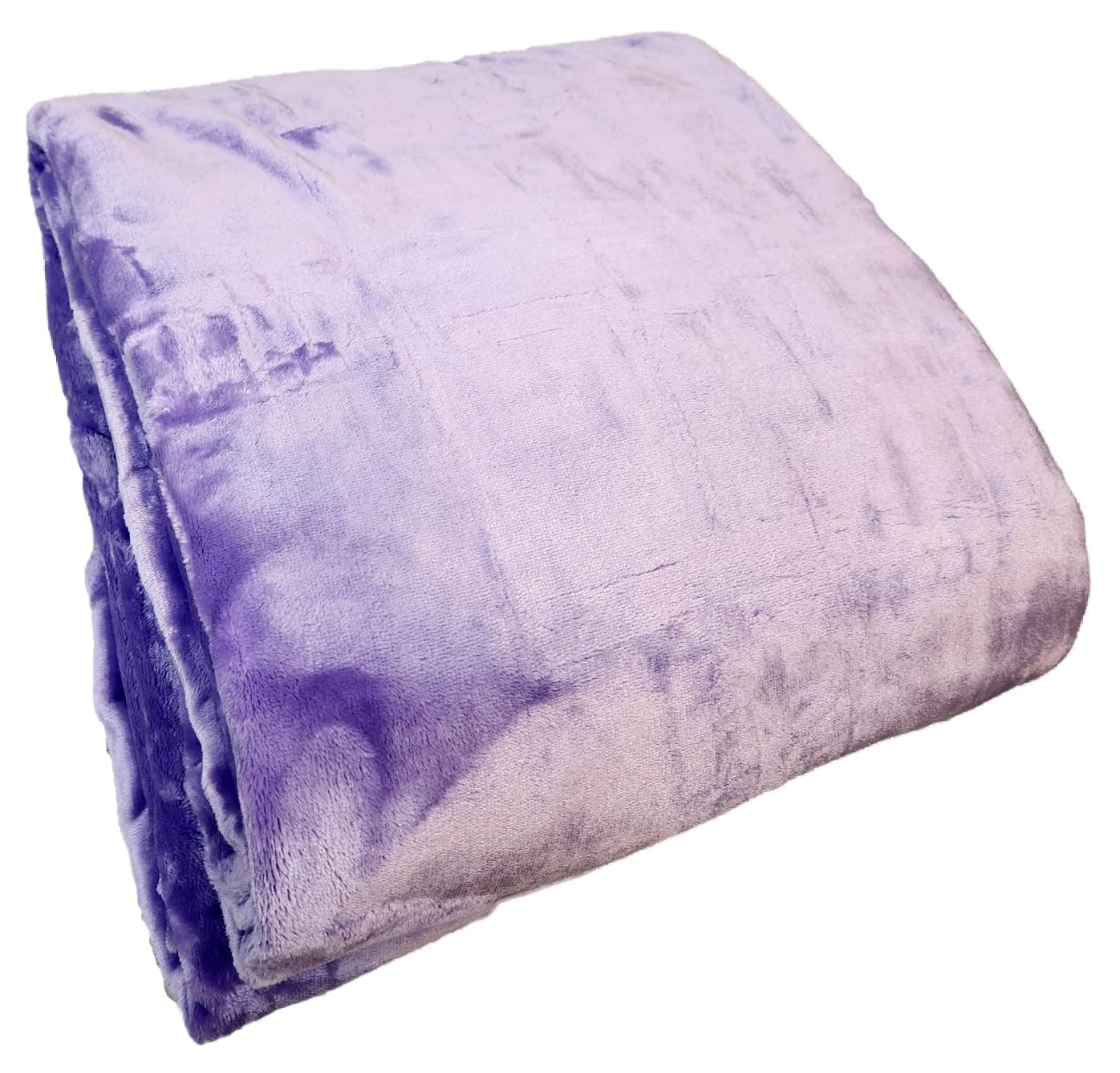 SOLARON Queen Blanket Soft Extra Large for Fall Winter Spring All Season Cozy Warm 430GSM Medium Weight Thermal Thick Flannel Fleece for Couch Bed Sofa 88 x 95 inches (Deep Purple, 2)