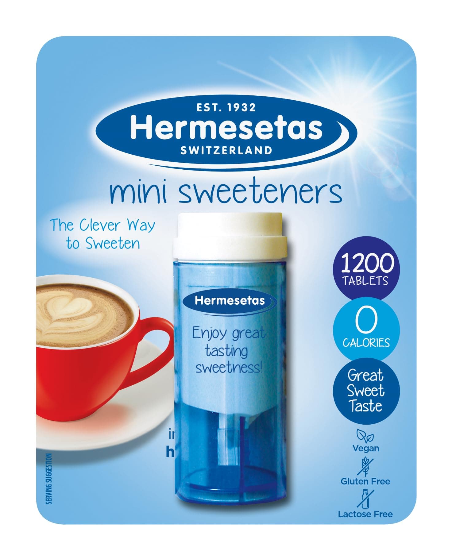 Hermesetas Mini Sweeteners Original 1200 Tablets (1)
