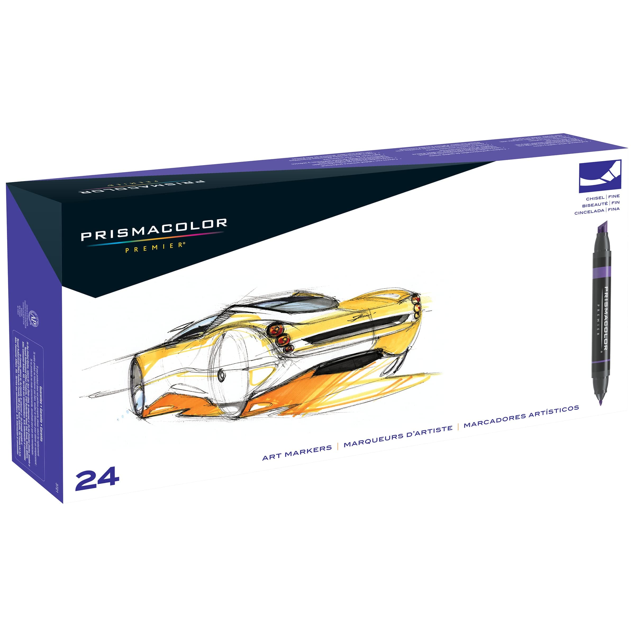 PRISMACOLOR PRISMA MRKR SET 24 COLORS