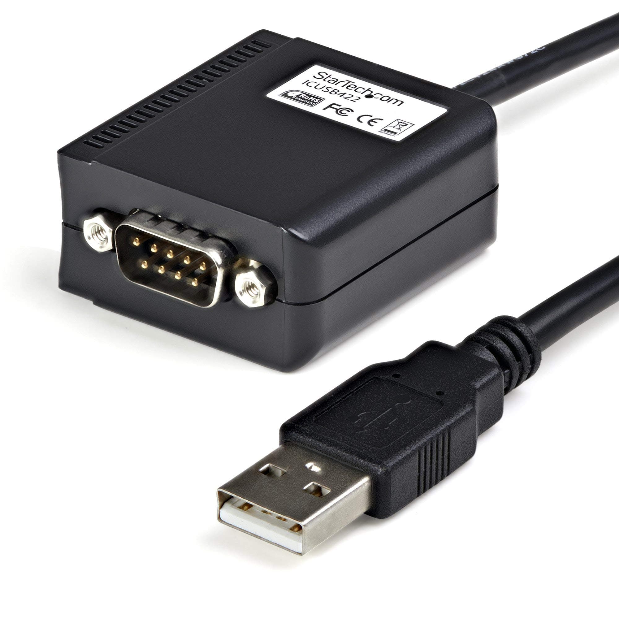 StarTech.com 6 ft Professional RS422/485 USB Serial Cable Adapter w/COM Retention (ICUSB422)