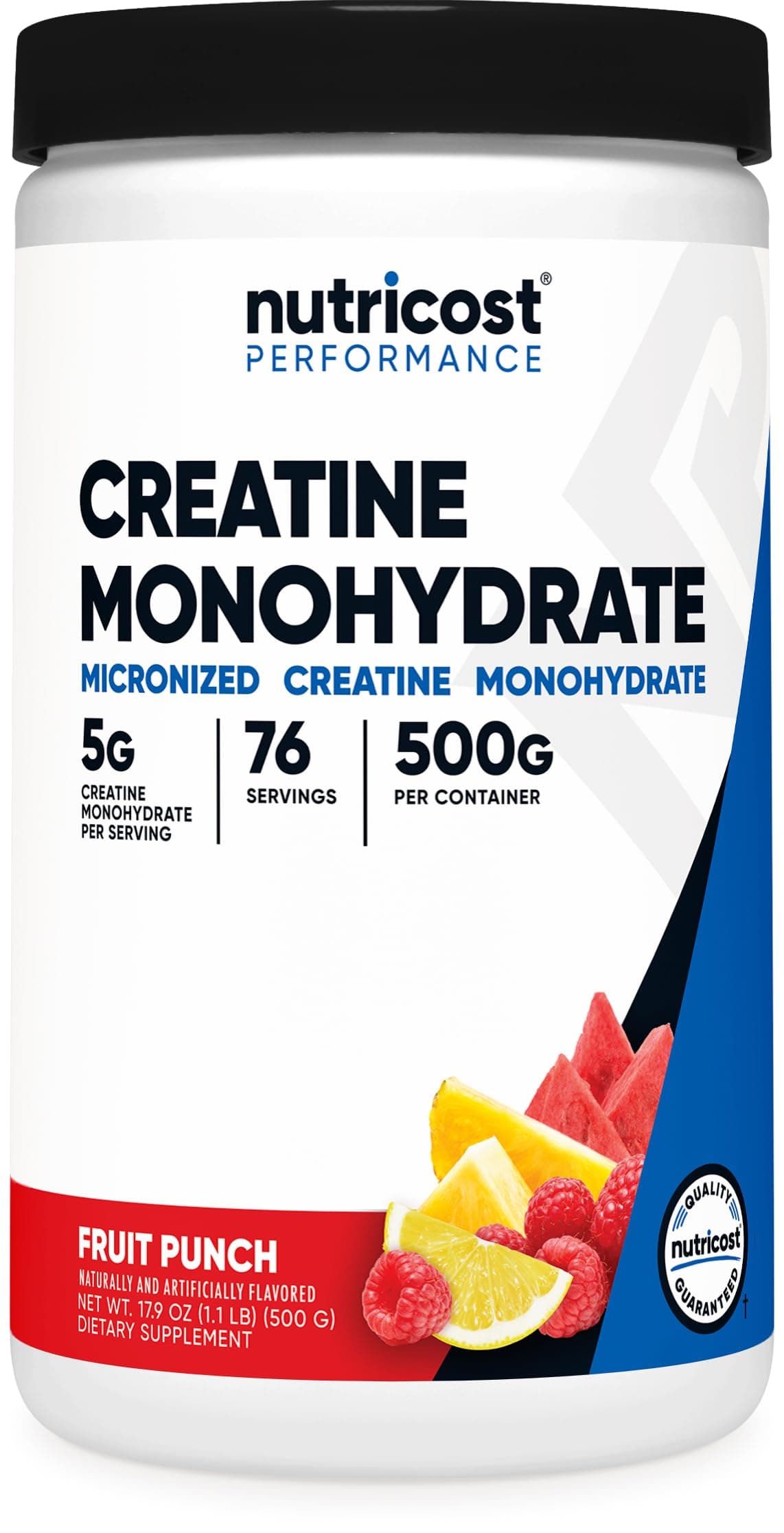 Creatine Monohydrate Powder (Fruit Punch, 500 Gram)