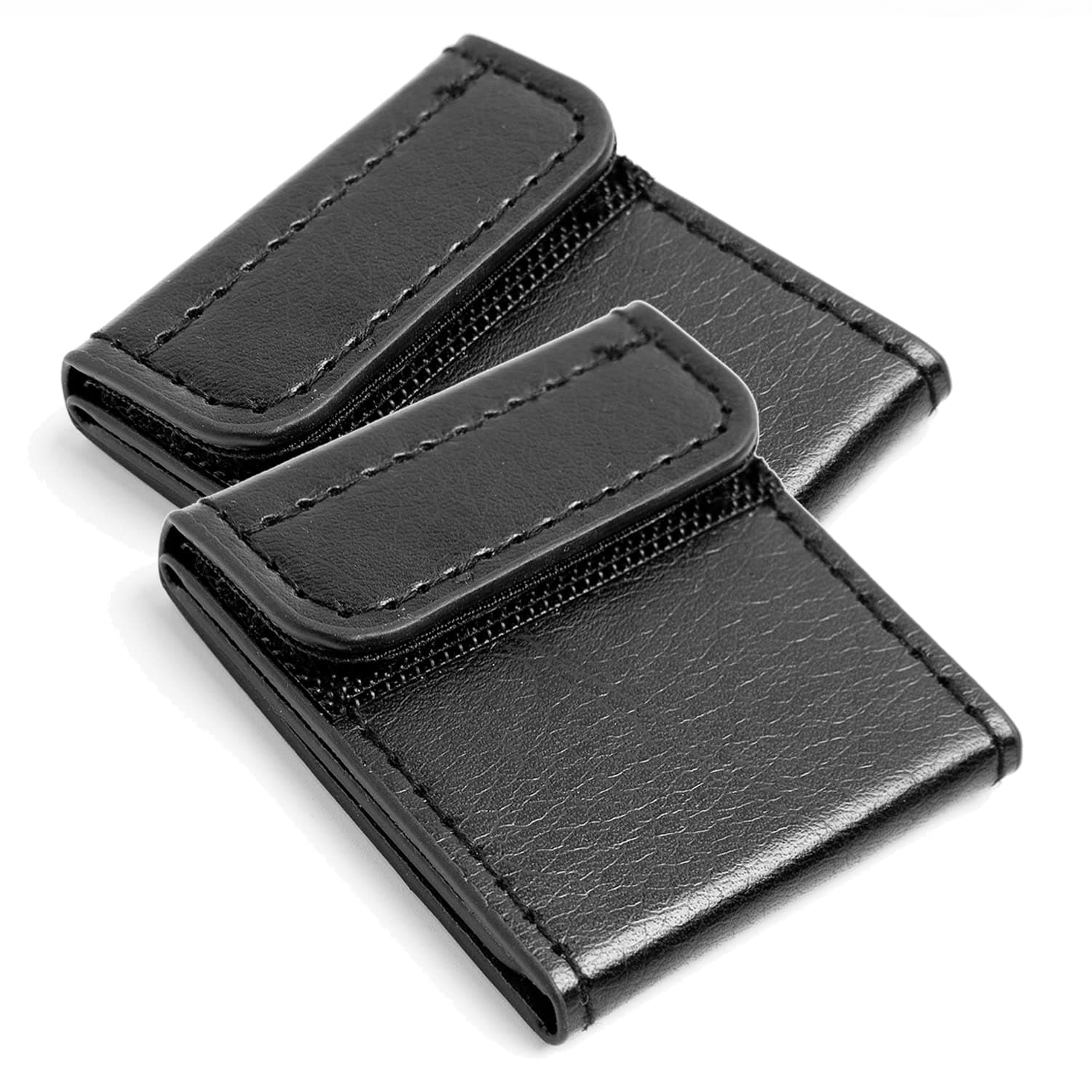 ANDTOBO Universal Velcro Comfort Auto Adjuster Positioner Locking Clip Protector for Adults Kids Children -2 Pack (Black)