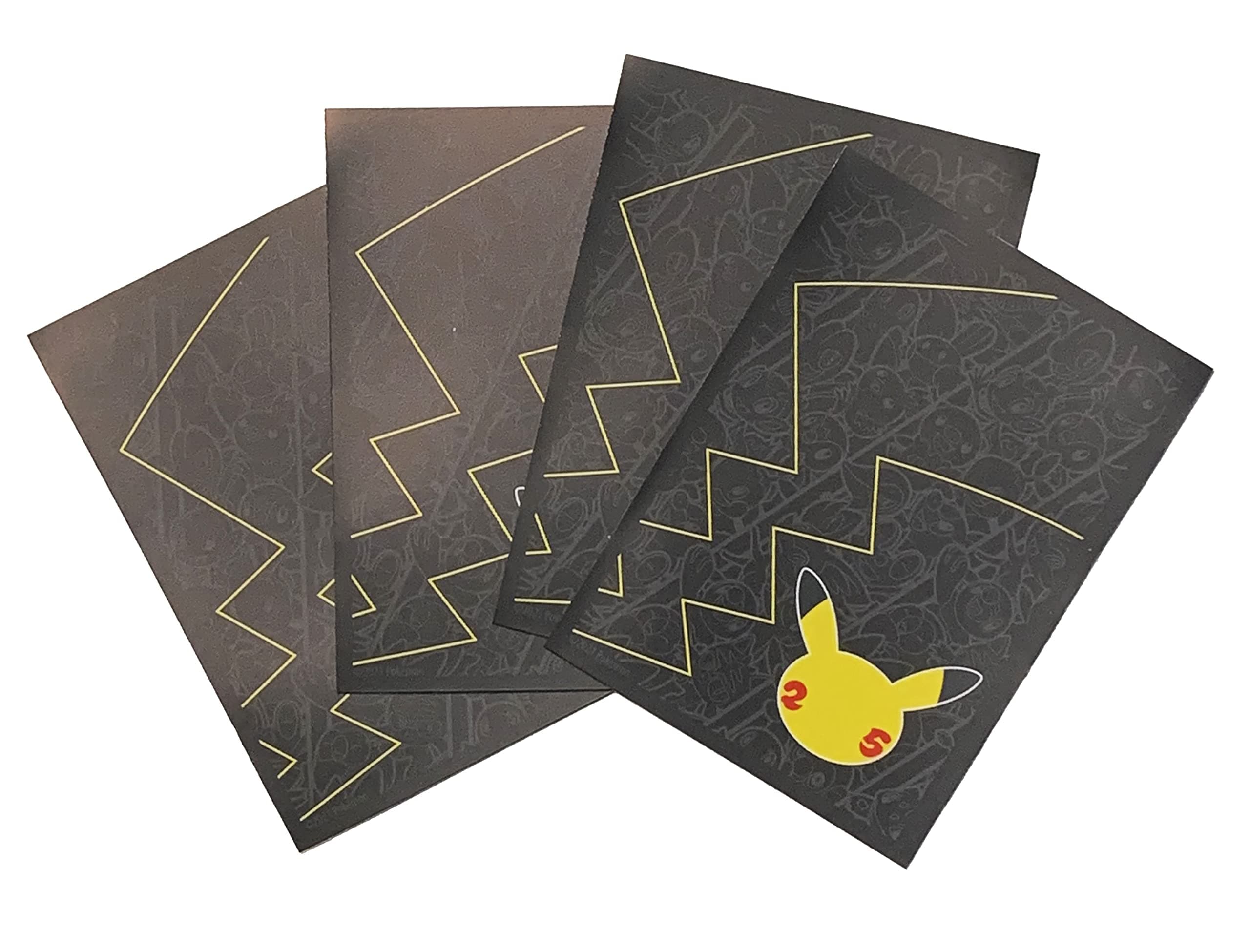 Pokemon Celebrations - Pikachu - Card Sleeves - 65 Count Pack - Deck Protector - Elite Trainer Box Exclusive