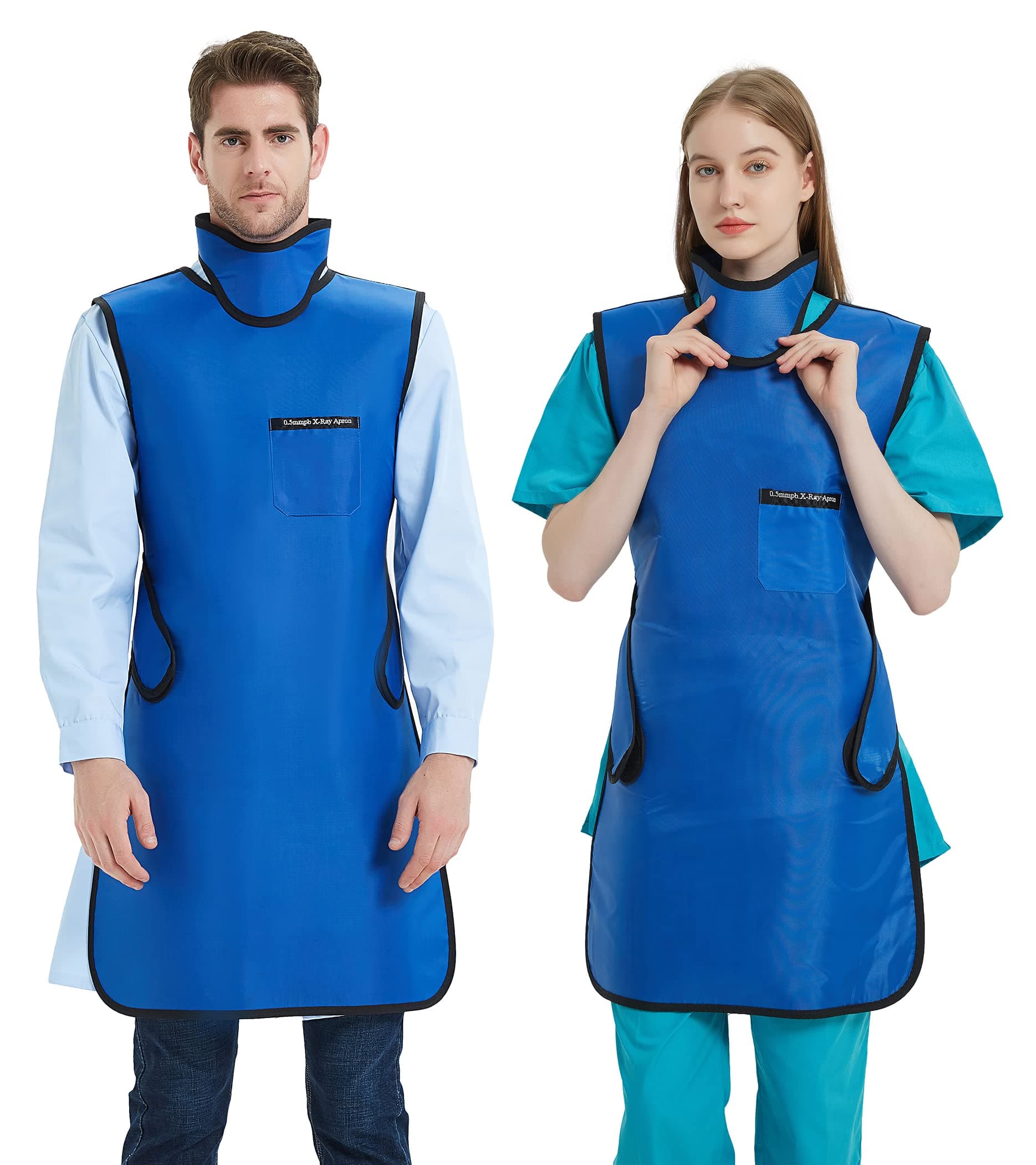 0.5mmpb Xray Lead Apron for Xray with Thyroid Shield Collar,Lead Gown,Dental Xray Shield