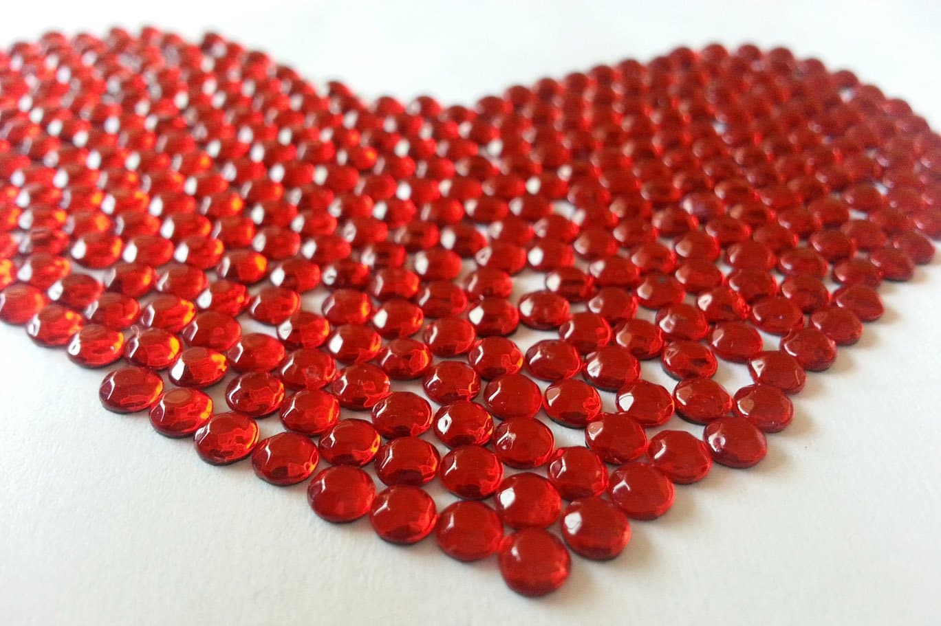 Ruby Red Round 400pcs Rhinestone 4mm (ss16) 3D Acrylic Nail Art Decoration Cellphone Case USA SELLER! FAST SHIPPING!