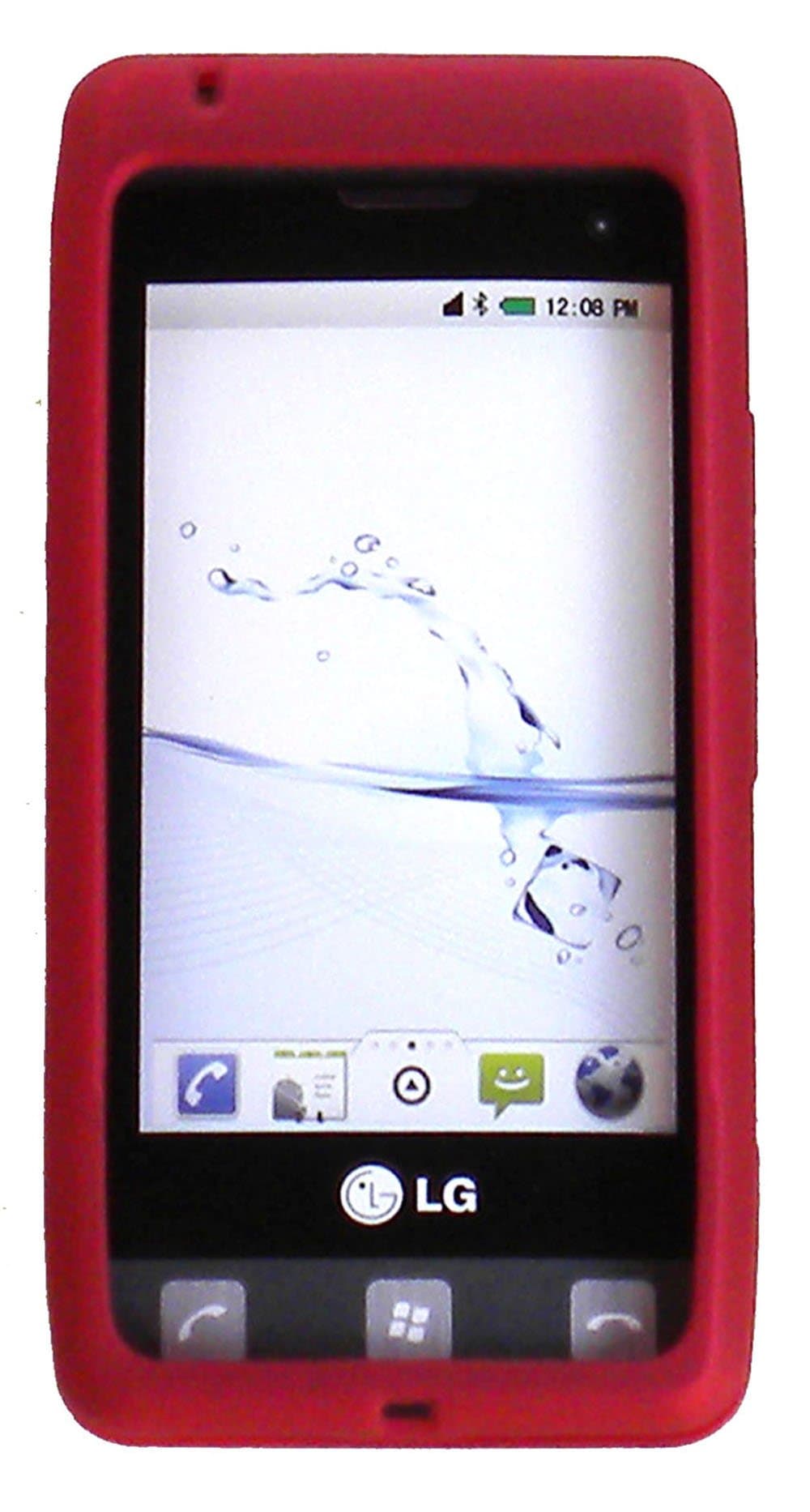 Snap-On Shield for LG VS750 Fathom - Red