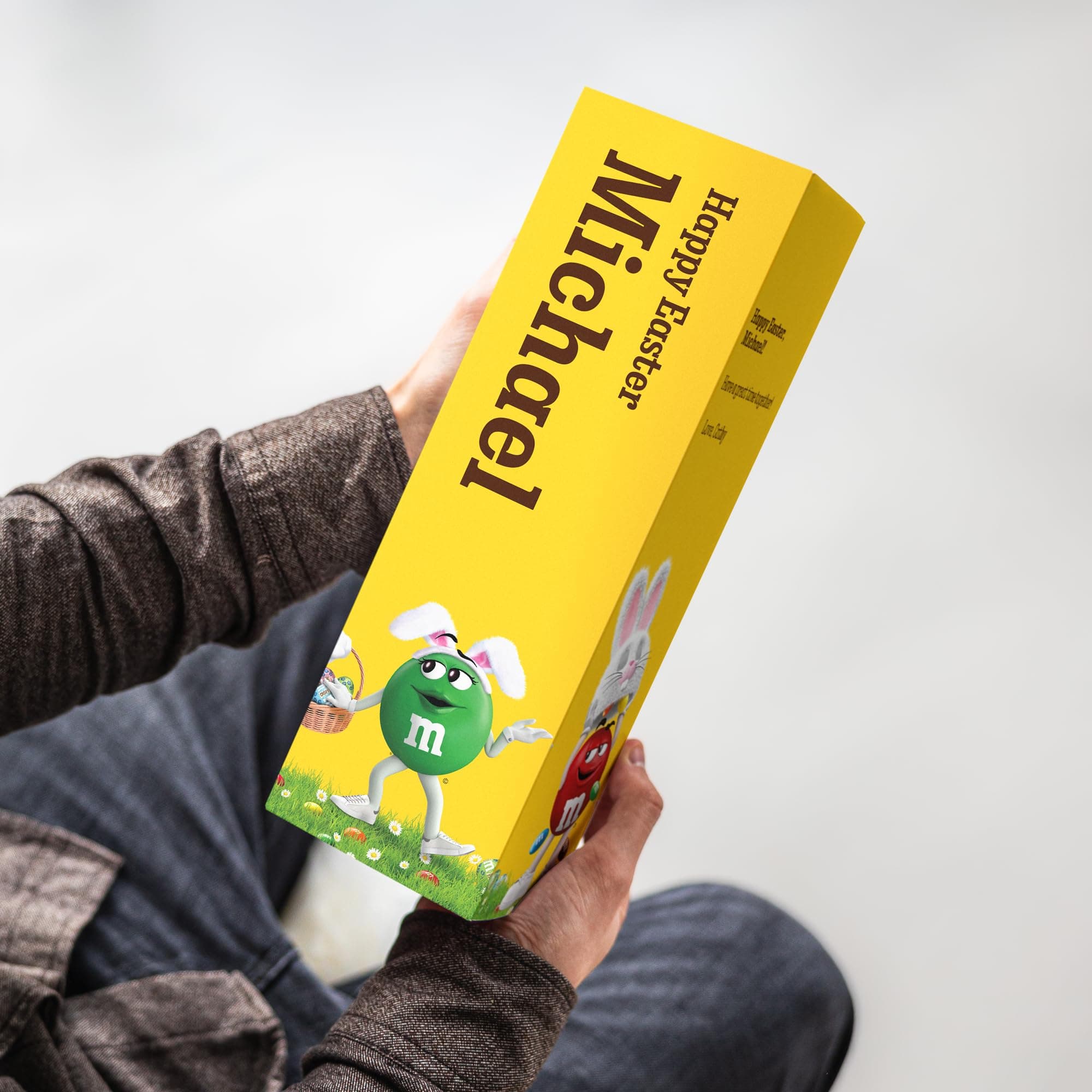 M&Ms personalised Chocolate Gift box - Customise your M&Ms Milk Chocolate Box, the Gift for Women, Gift for Men - Birthday Surprise