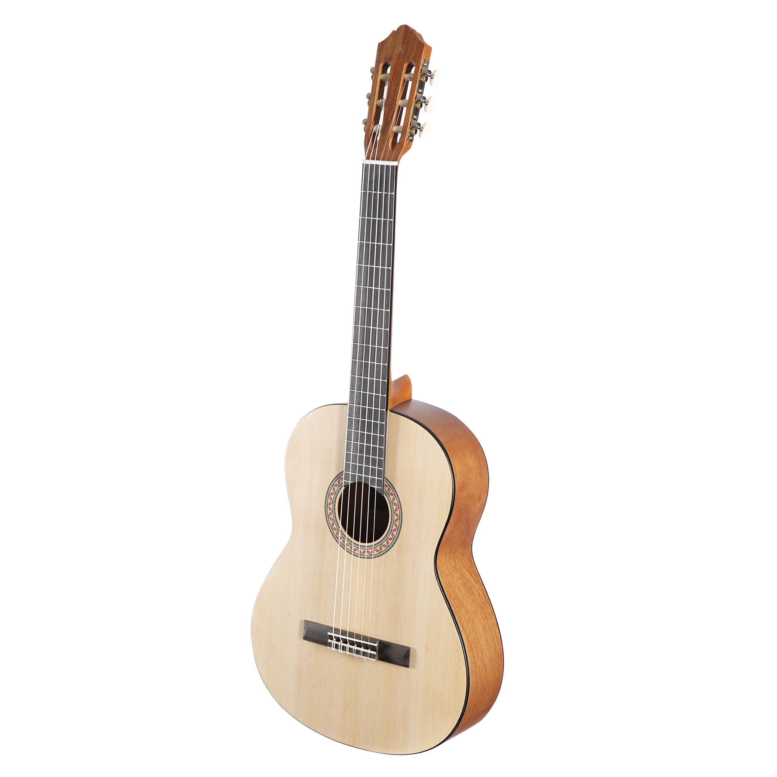 C40M Classical Guitar – Spruce Top, Brown Finish, 6 Nylon Strings, Full-Size, Comfortable Playability, Ideal for Beginners & Students