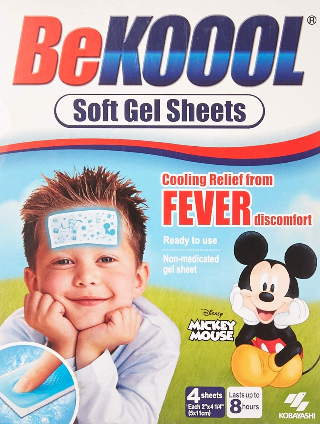 Bekoool Be Koool Soft Gel Sheets Kids Size: 4 Ct