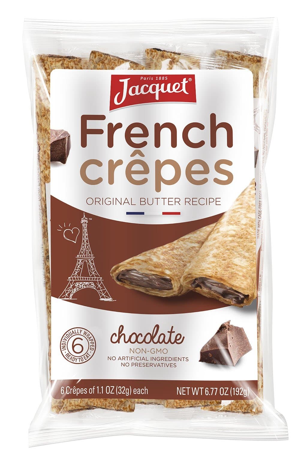 Jacquet, Crepe Chocolate, 6.77 Ounce