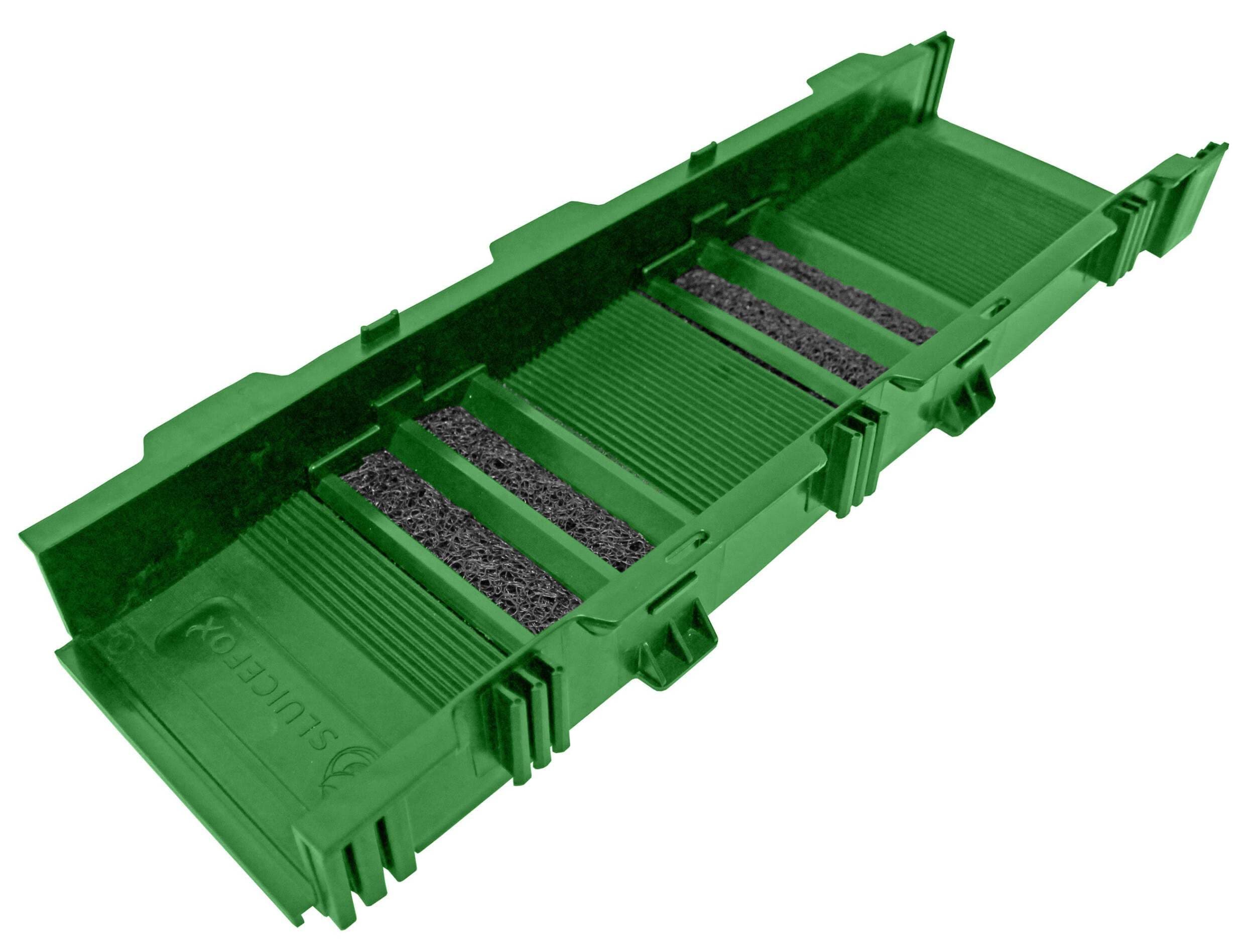 From the Complete Selection of Sluice Fox Modular Sluice Box Parts, Add-Ons, and Accessories for Gold Panning Kits – Upgrade Your Sluice Box for Optimal Performance Sluice Box Only (Green)