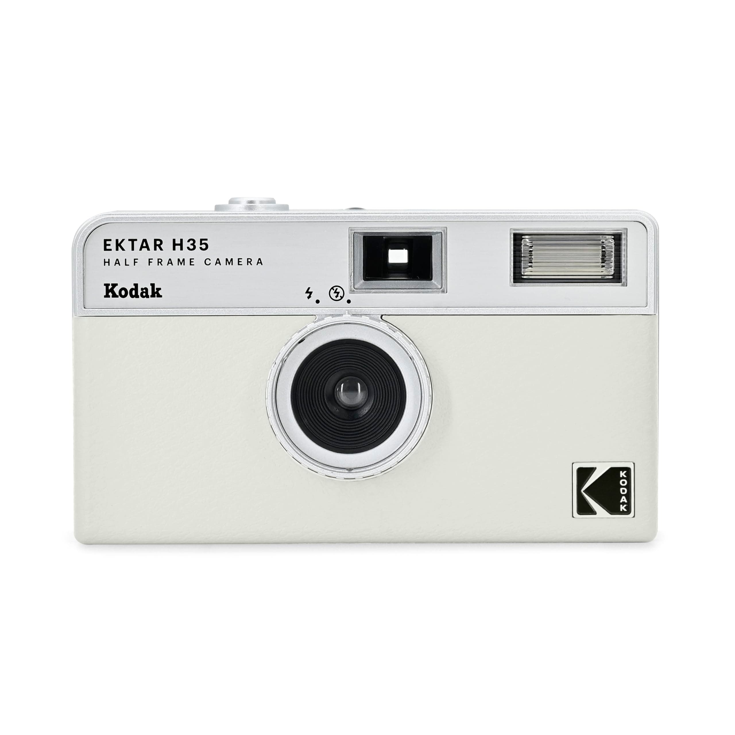 Kodak EKTAR H35 Half Frame Film Camera (Off-White, Single)