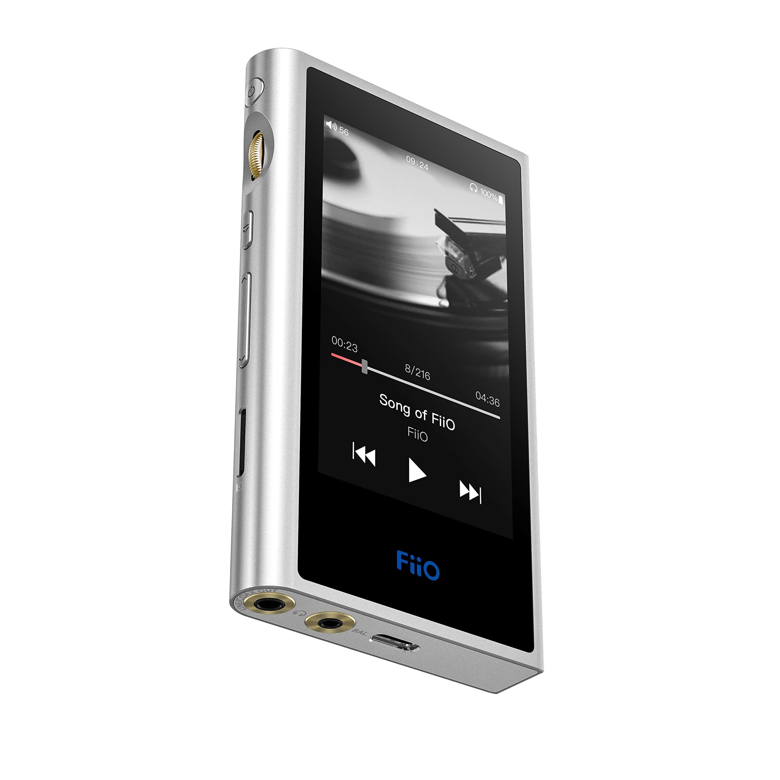 FiiO M9 Hi-Res Android DAP Music Player with 3.5 mm / 2.5 mm Outputs Colour Silver