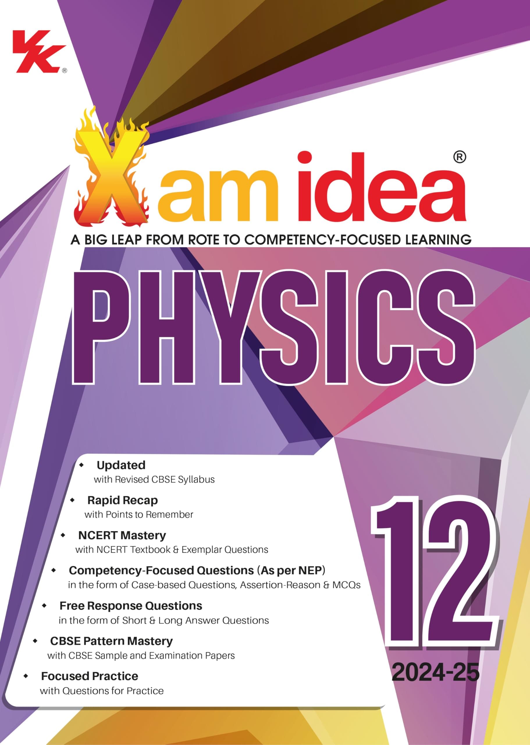 Xamidea Xam idea Physics Class 12 Book | CBSE Board | Chapterwise Question Bank | Based on Revised CBSE Syllabus | NCERT Questions Included | 2023-24 Exam