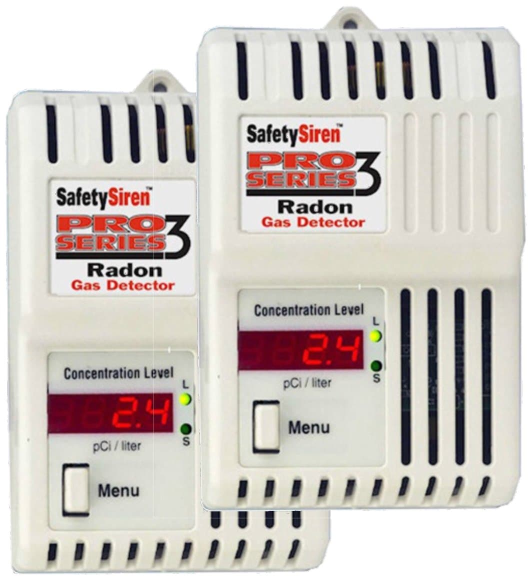 Pro Series3 Radon Gas Detector, 2 Pack