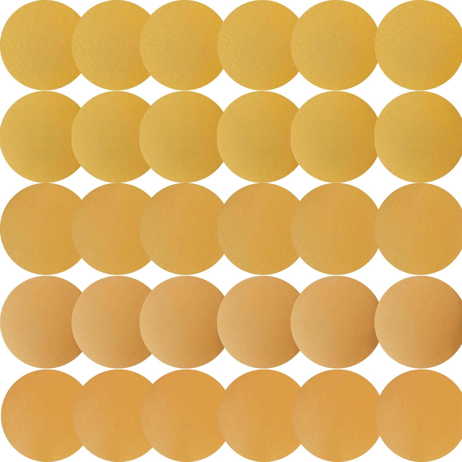 30 PCS 10" Premium PSA Sanding Discs 6 Each of 60, 80, 120, 180, 240 Grit, 10 Inch Self Adhesive Stickyback Sandpaper Discs for DA Sander, Sand Automotive Car Paint, Woodworking Wood, Metal