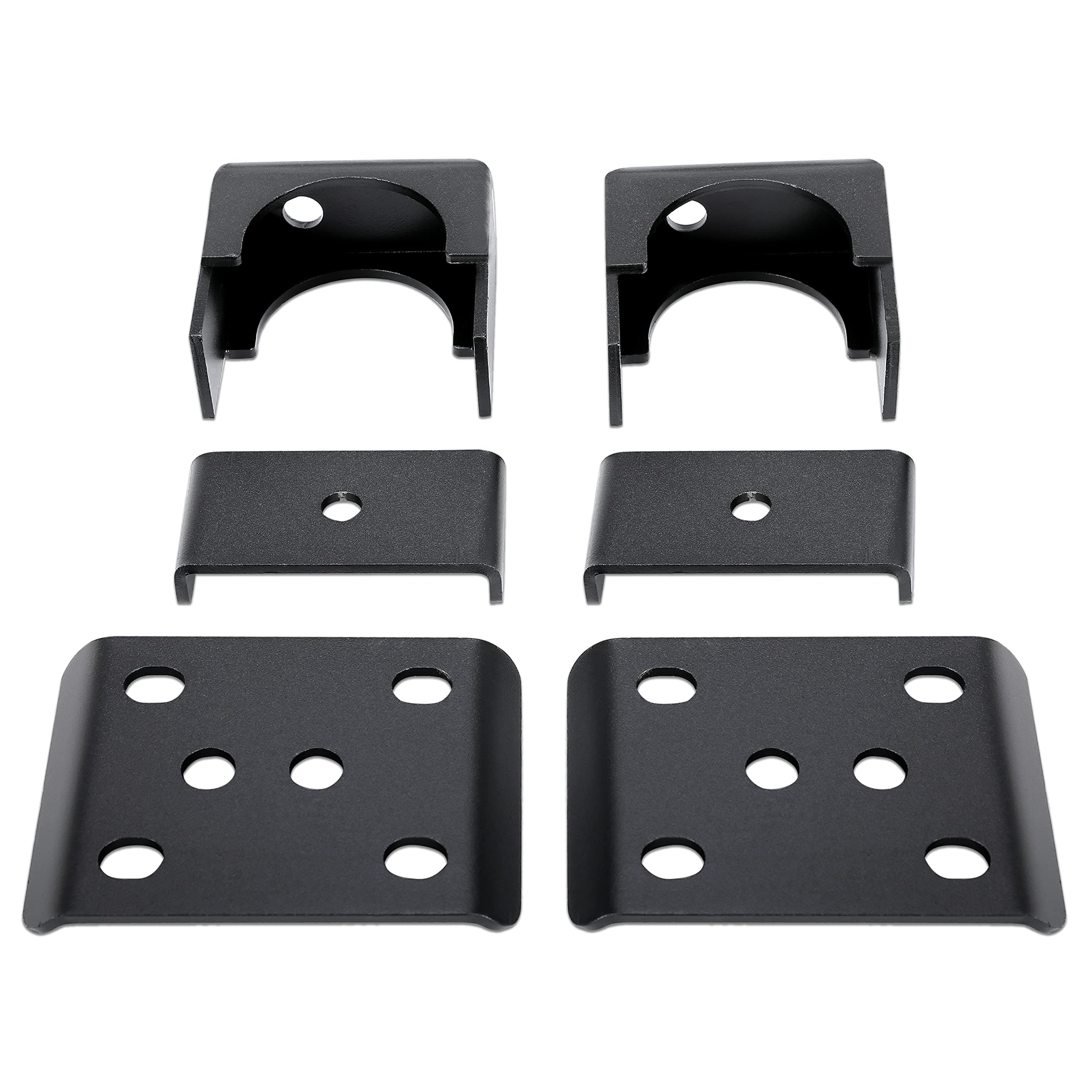 KUAFU 6" Rear Axle Flip Lowering Drop Kit Compatible with 1999-2007 C1500 1500 Silverado Sierra 2WD / 4WD Rear Axle Flip Kit Powder Coated Steel Black