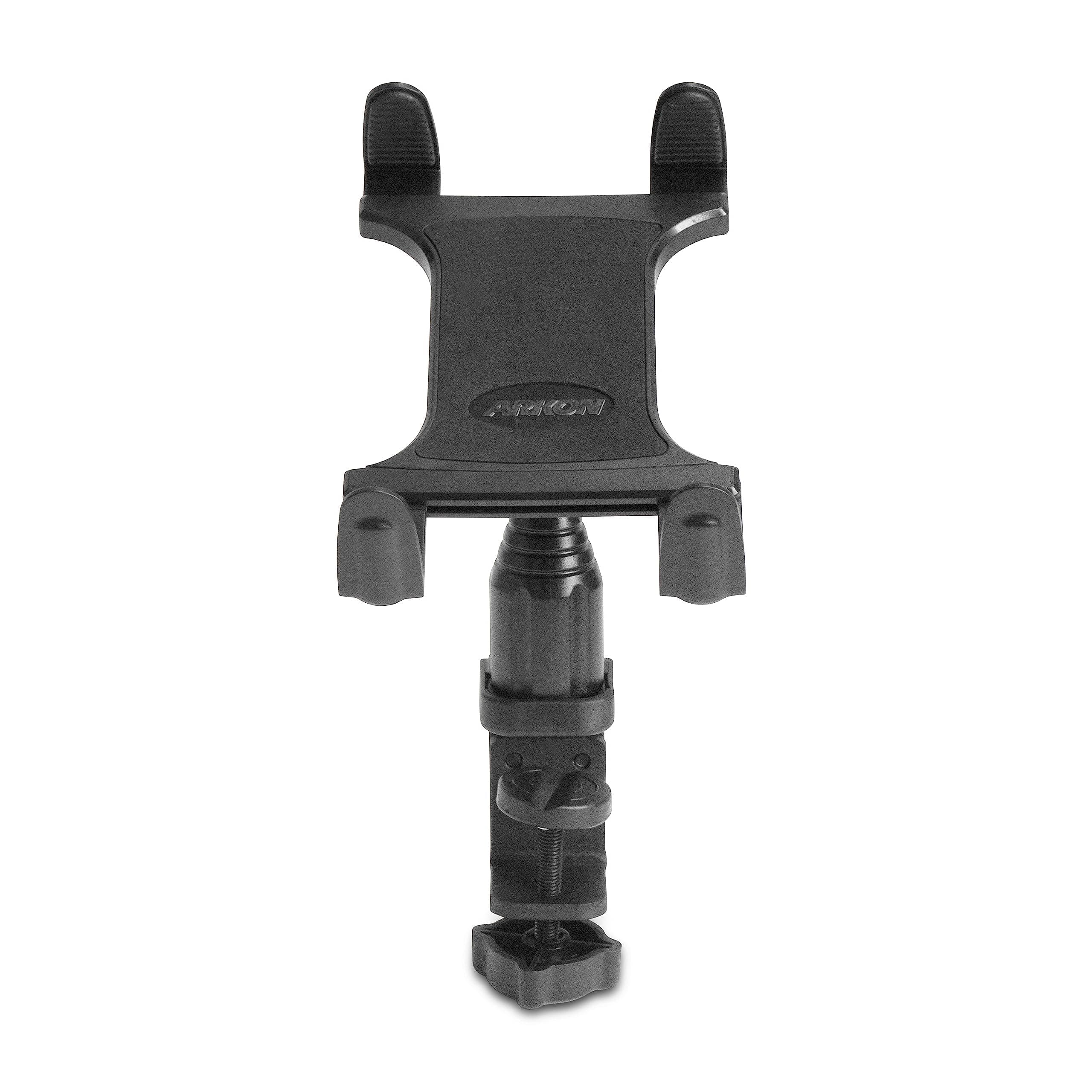 ARKON Heavy Duty Table Desk Tablet Mount with 4 inch Arm and C Clamp Base for