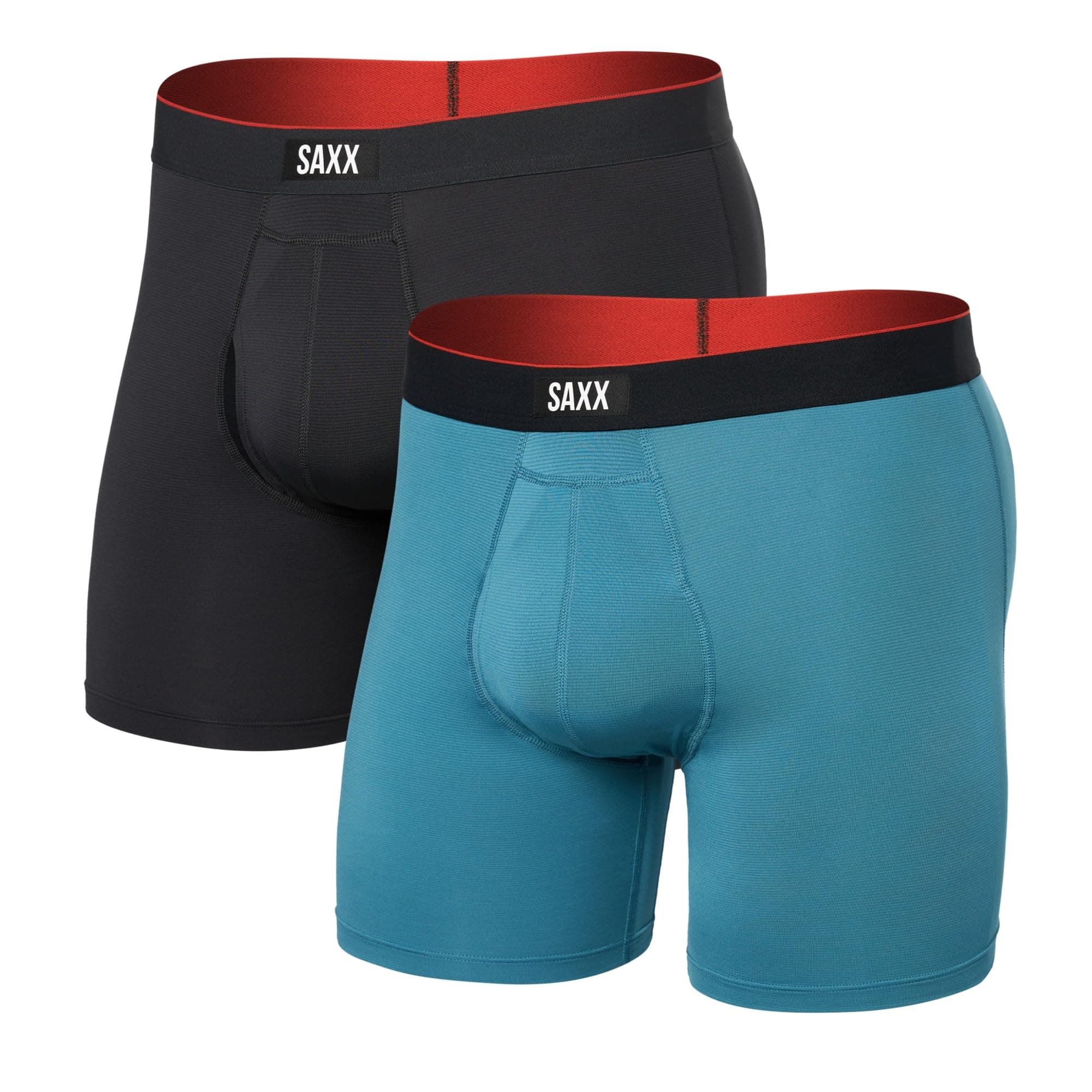 Men's Multi-Sport Mesh Boxer Brief Fly 2 Pack