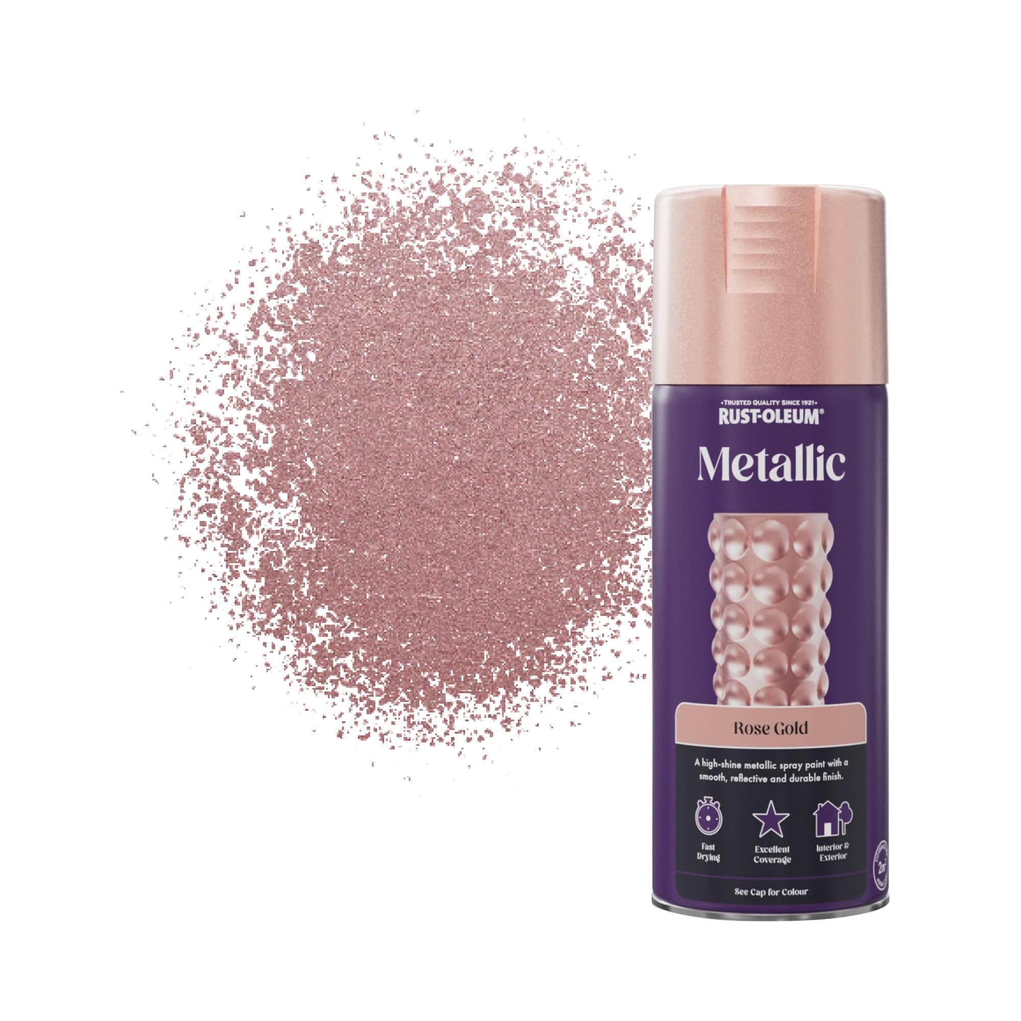 400ml Metallic Spray Paint - Rose Gold