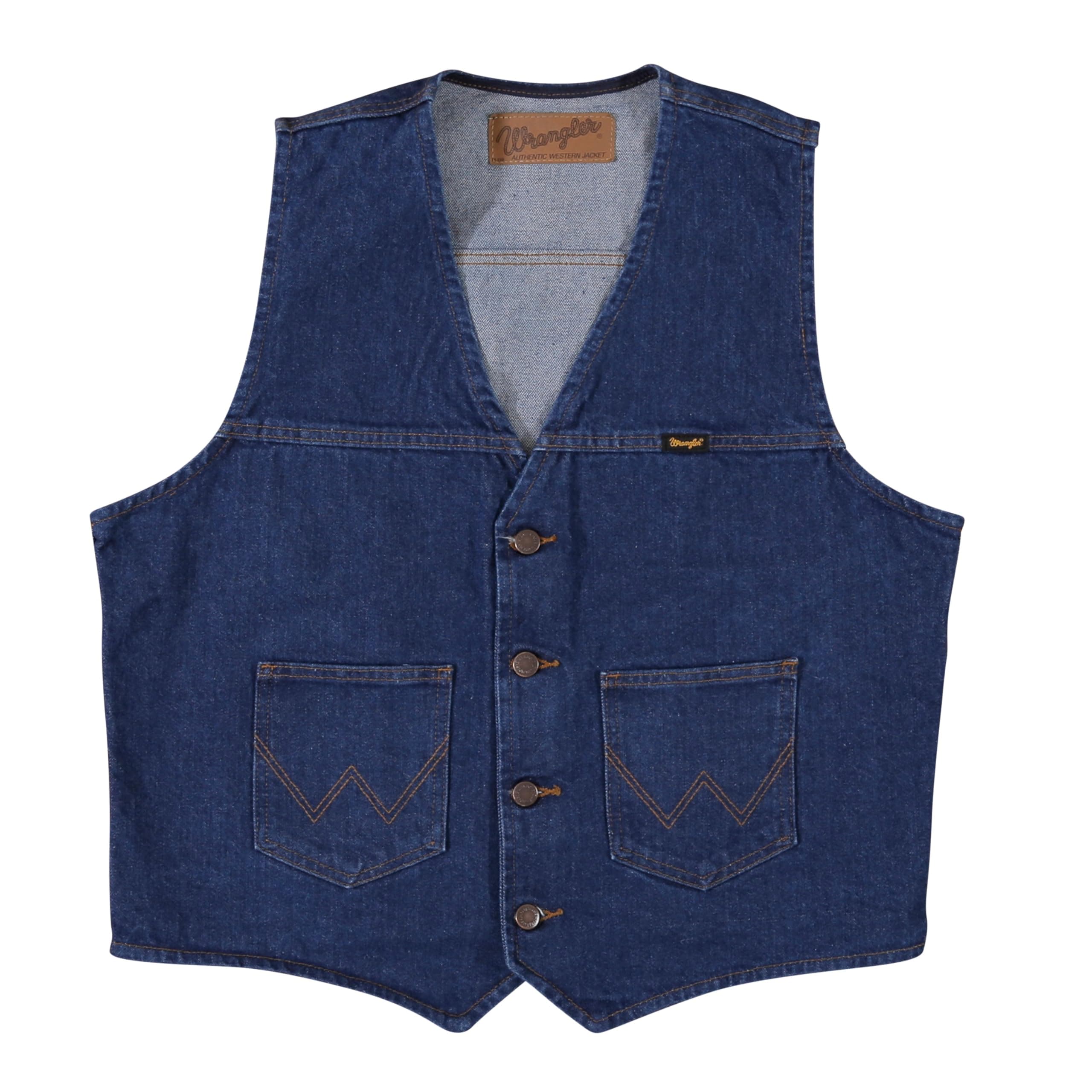 Wrangler Men's Unlined Denim Vest