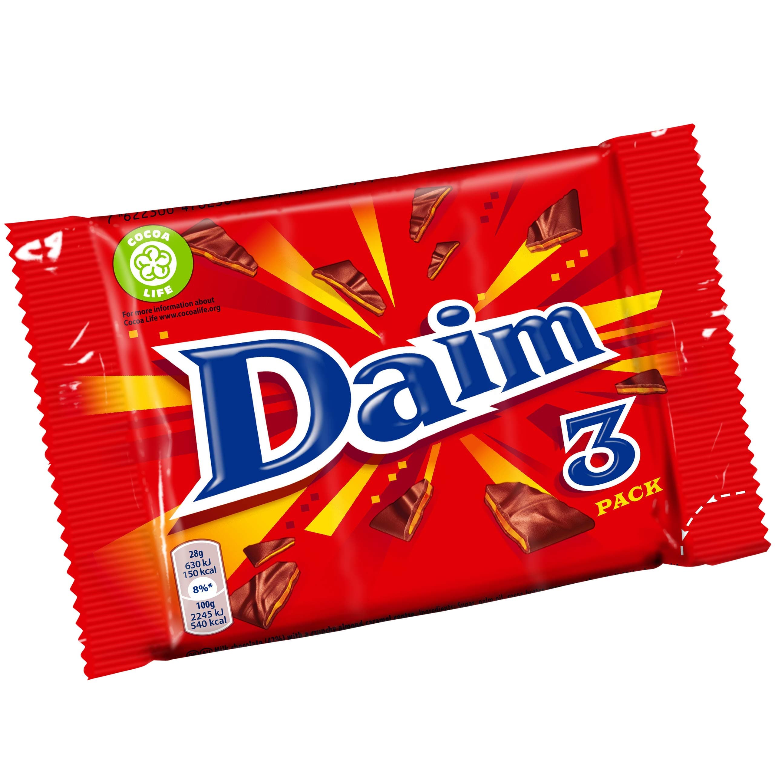 Daim Chocolate Bars 28g 3 Pack (Box of 24)