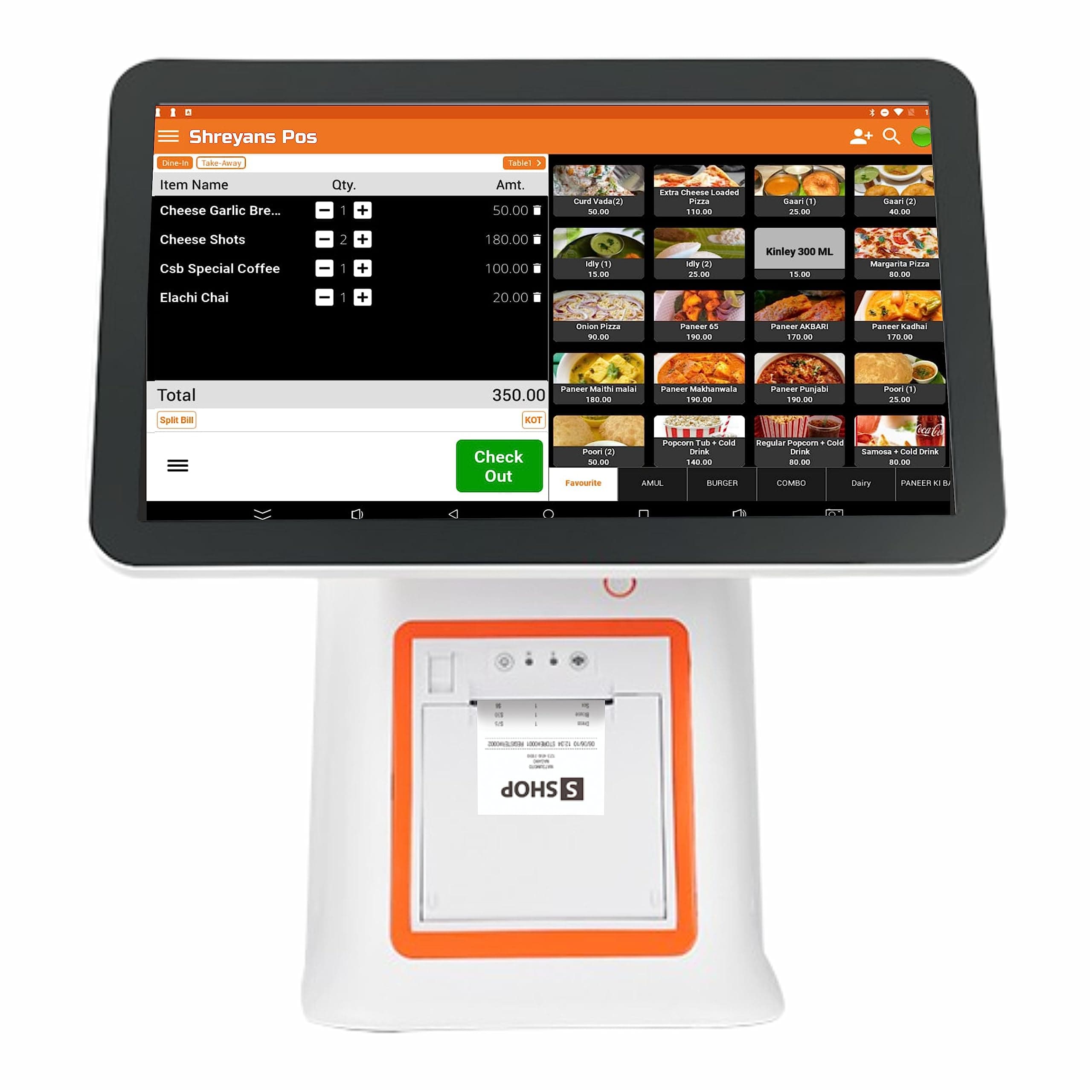 Shreyans Touch POS with Free Billing Software | Please Contact Customer Care For Virtual Demo Before Placing the Order