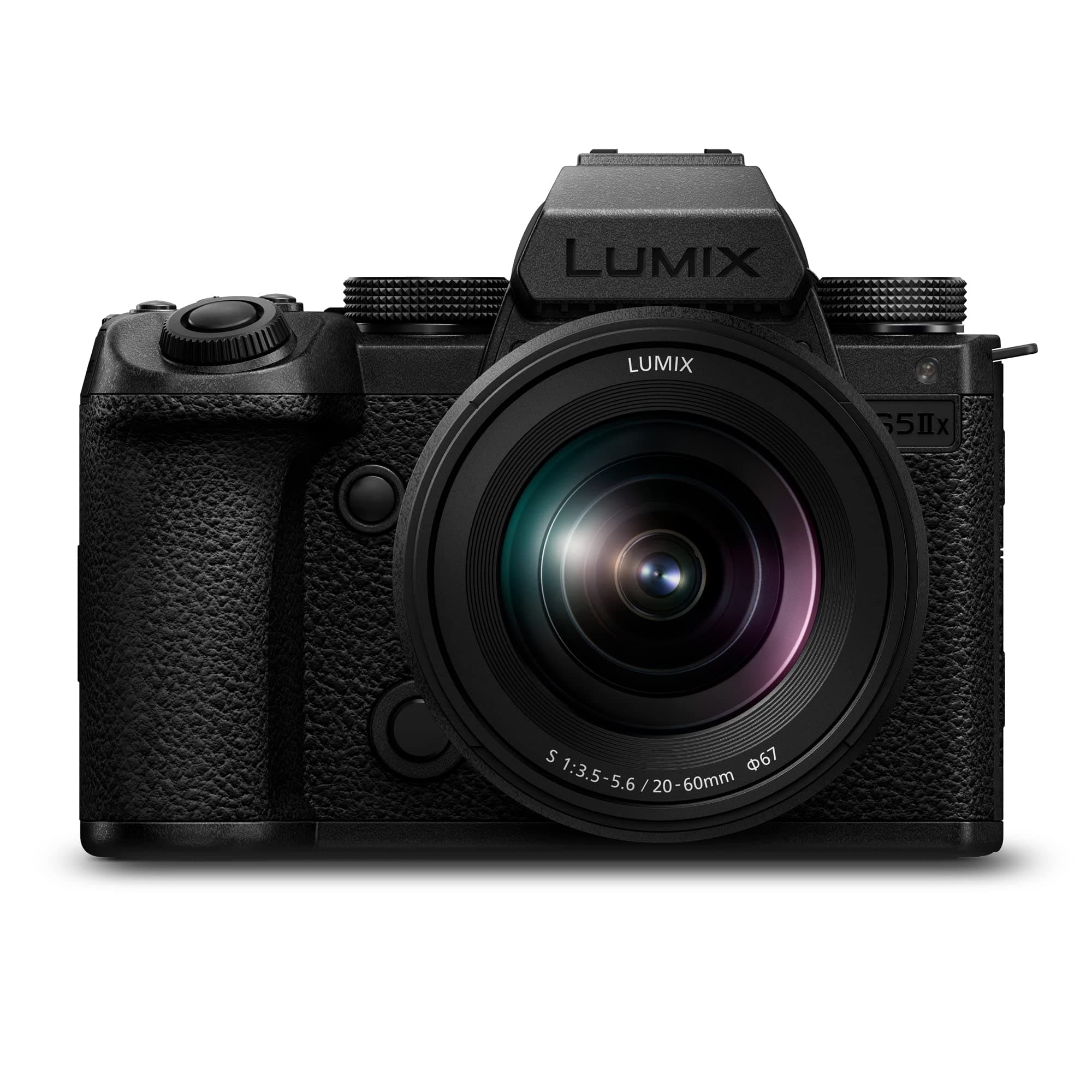 LUMIX S5IIX Full Frame Mirrorless Camera, 6K/4K 10-bit Unlimited Recording, Phase Hybrid AF, Apple ProRes RAW & BRAW via HDMI, USB-SSD Recording, 5-Axis Dual I.S. with LUMIX 20-60mm Lens