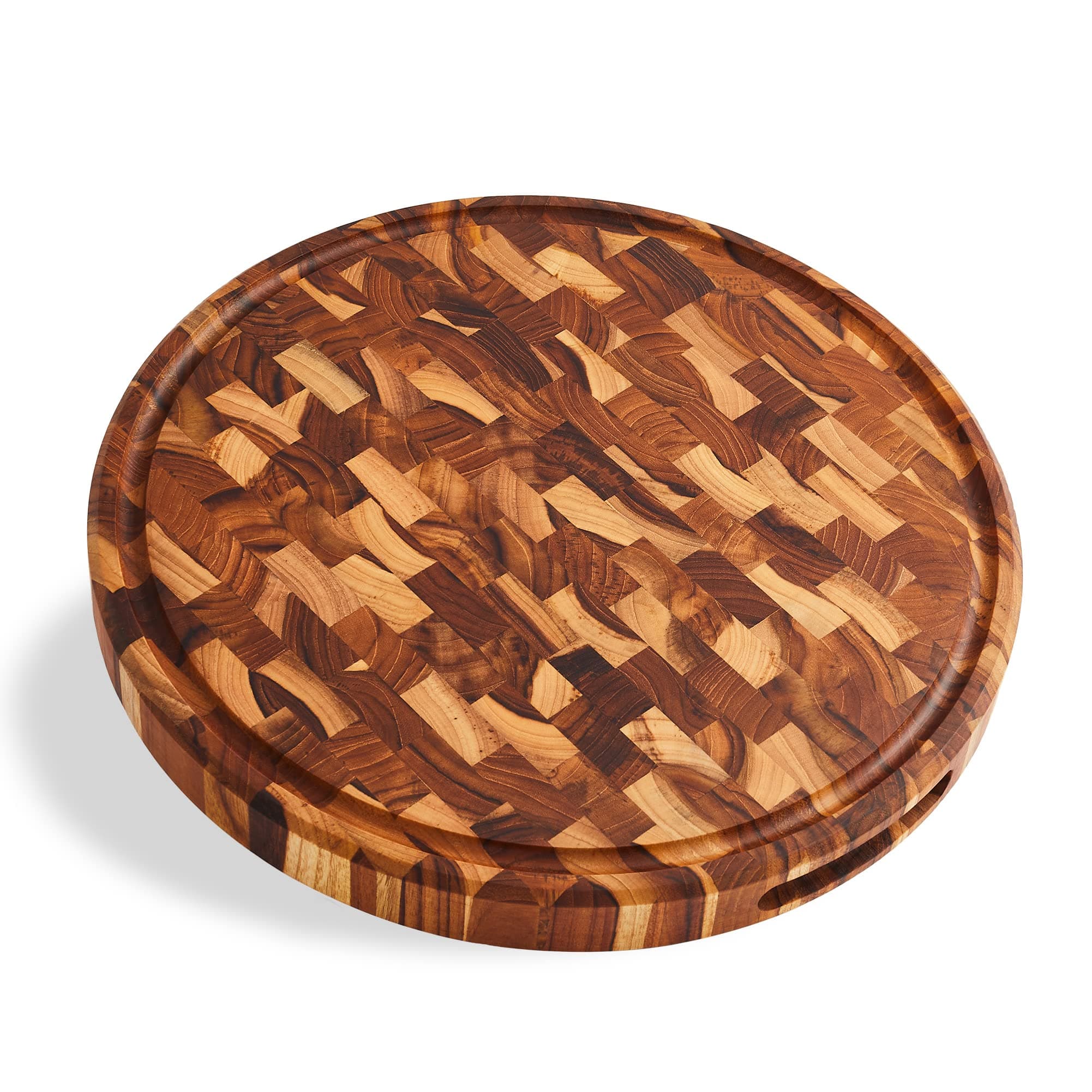 Sonder LA, End Grain Teak Board 15" Round