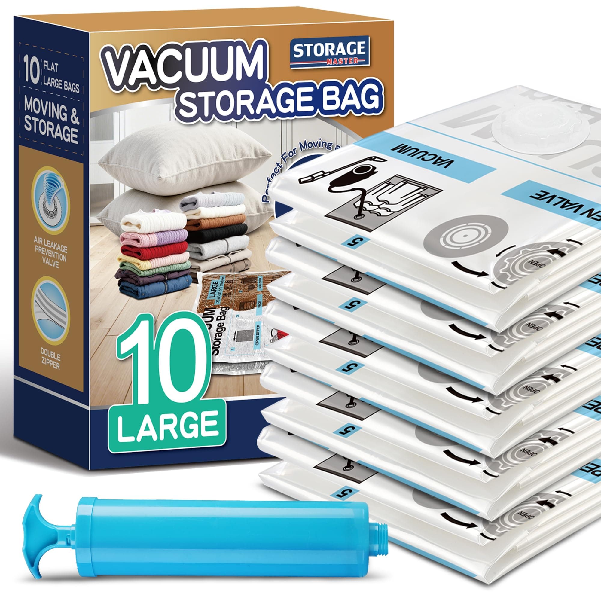 Storage Master space saver bags - 8 Medium