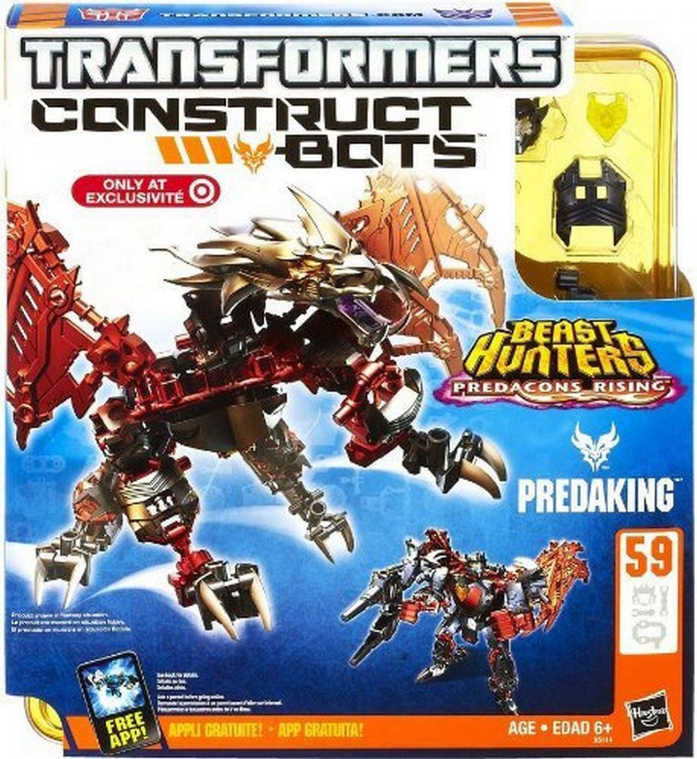 Transformers, Construct-Bots, Beast Hunters: Predacons Rising, Exclusive Predaking Building Set