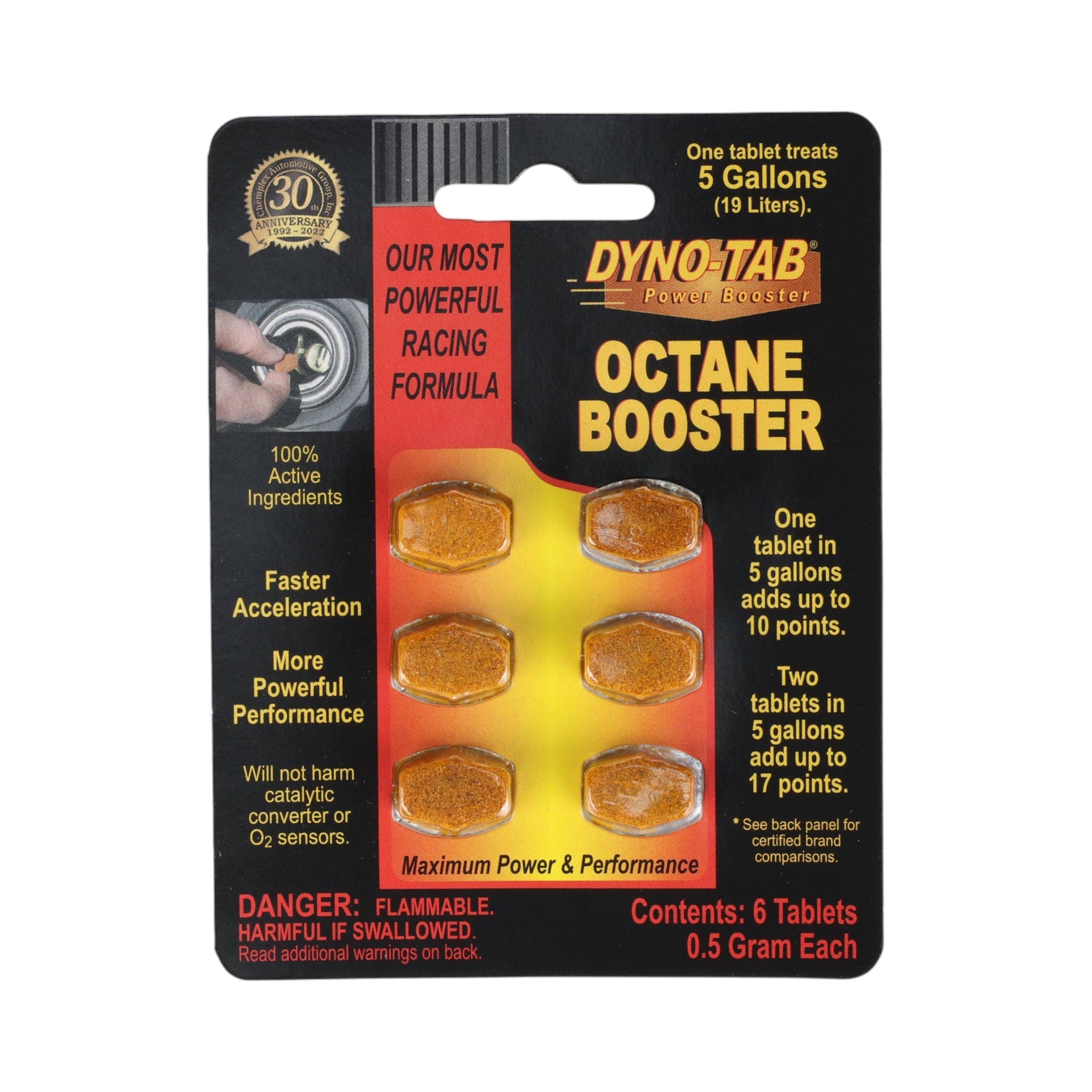 Dyno-tab Octane Booster 6-tab card (12)