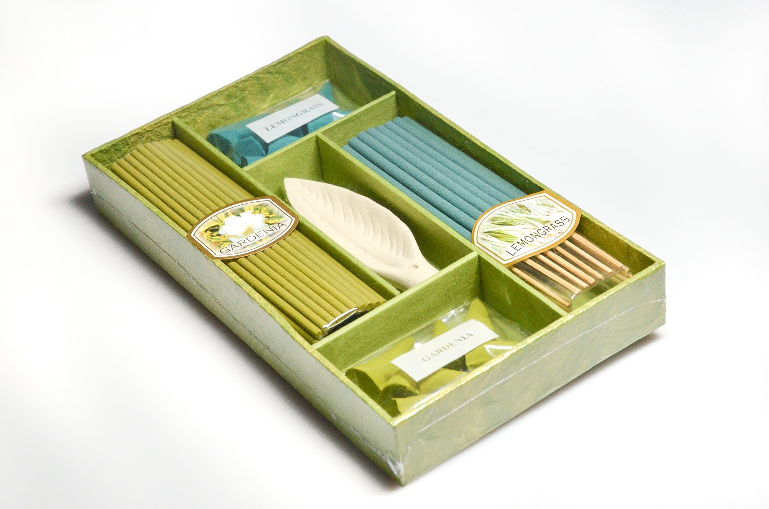 Incense Stick and Holder in Box Lemon Grass