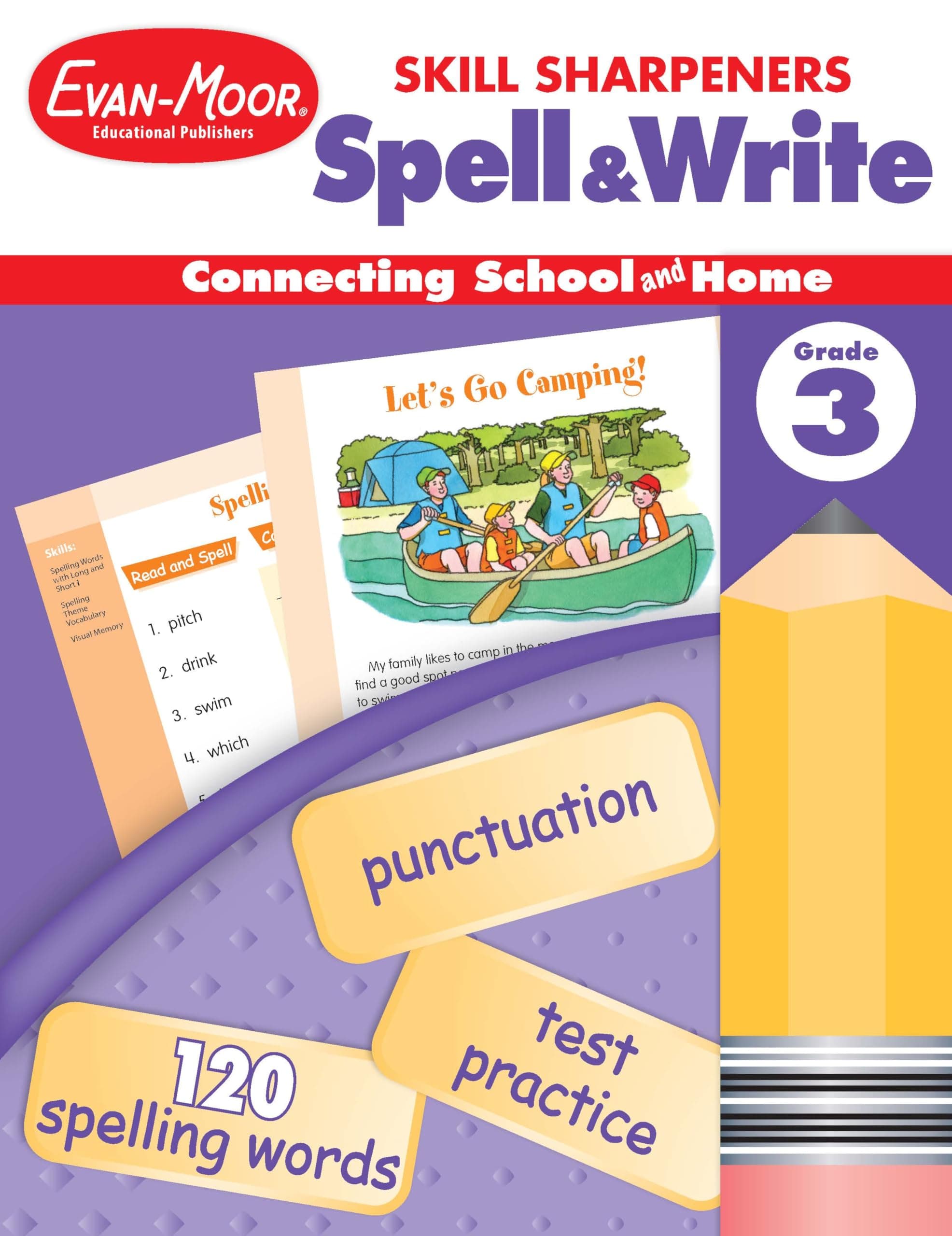 Skill Sharpeners Spell and Write, Grade 3