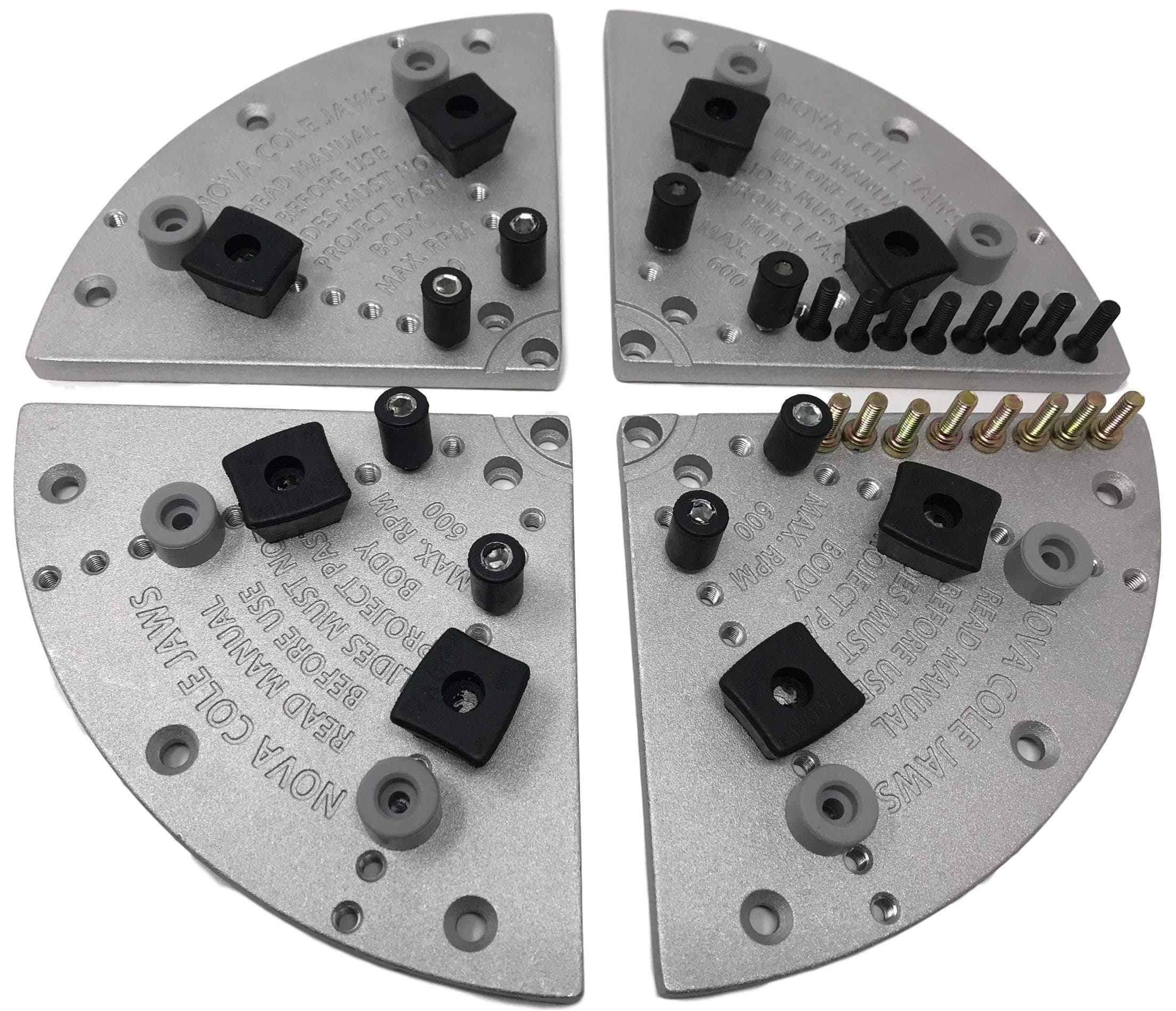 Teknatool12" 6040 Nova Cole Jaws WITH Nova 6030 HD Workholding kit