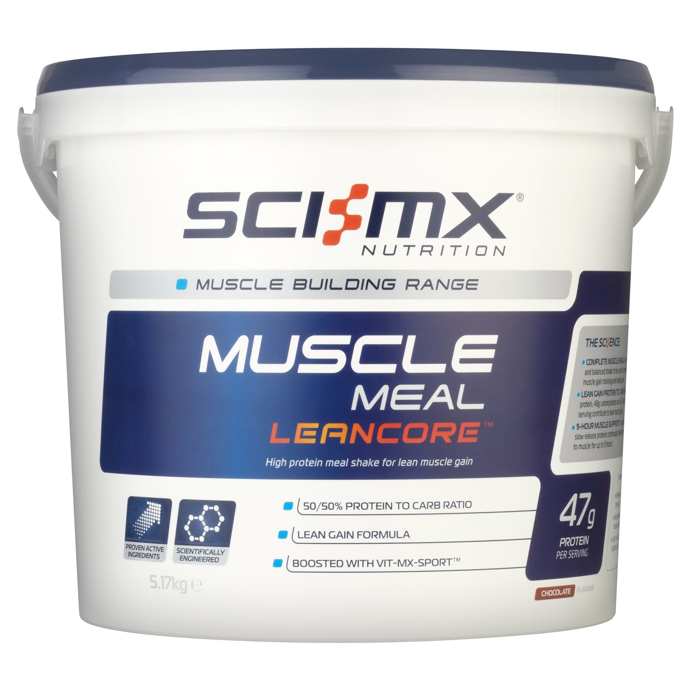 SCI-MX Nutrition MUSCLE MEAL LEAN, Protein Powder Lean Shake, 5.17kg, Chocolate, 47 Servings
