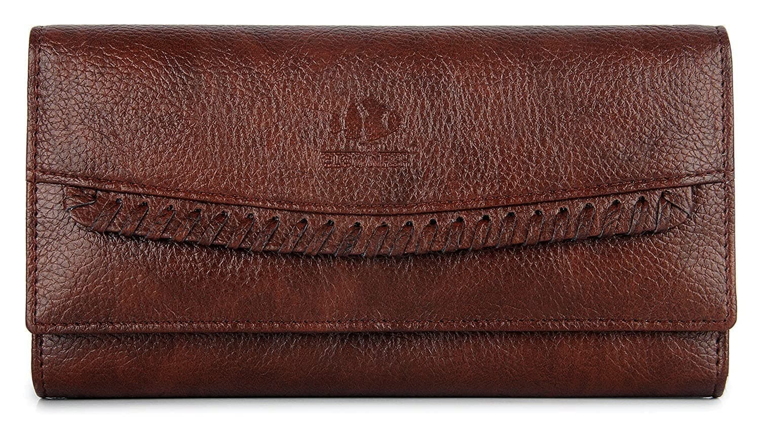 Leatherette Brown Women's Wallet